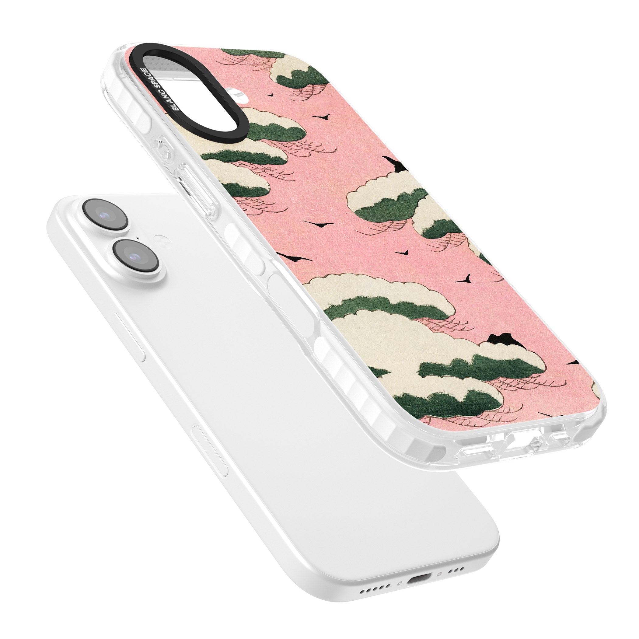 Japanese Pink Sky iPhone 17 Impact Pro Clear Phone Case Colours