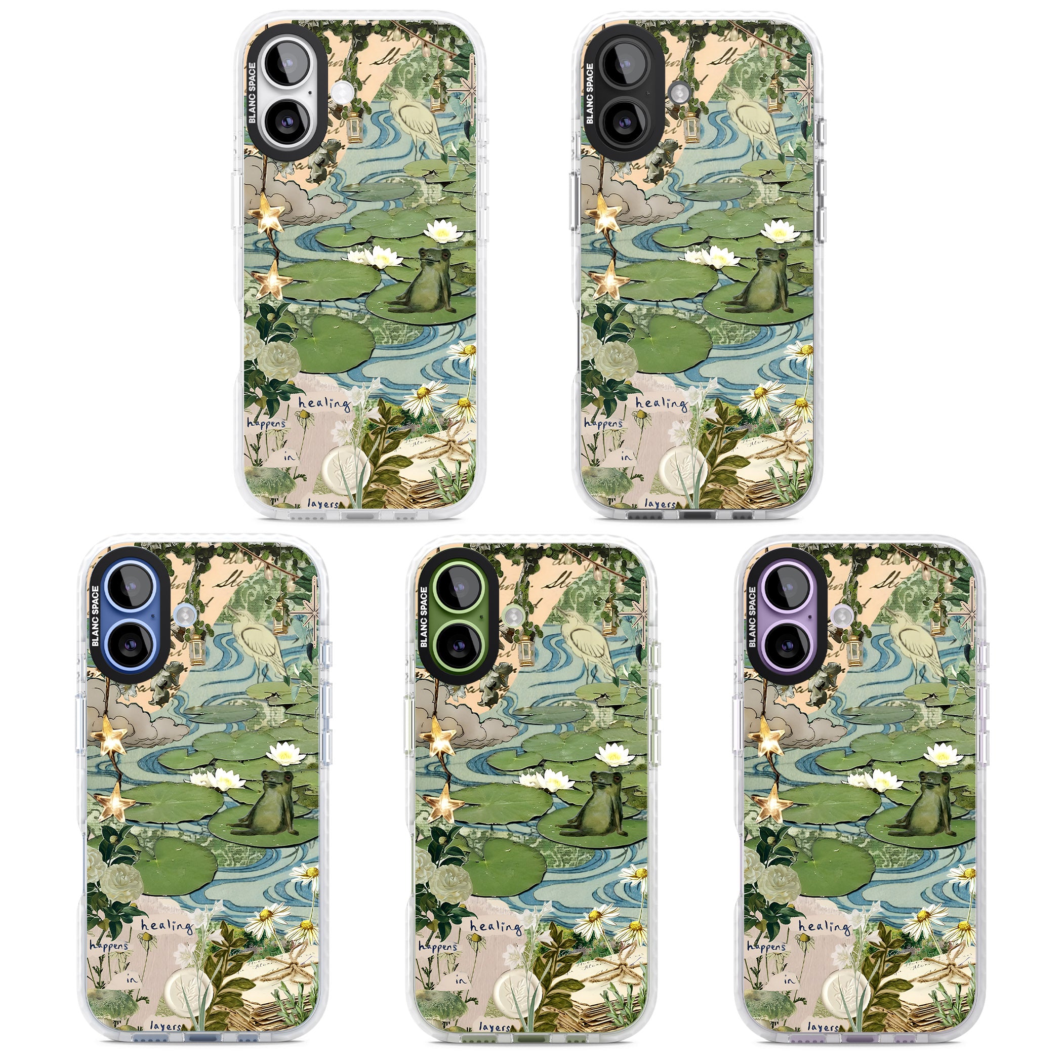 Lily Pad River iPhone 17 Impact Pro Clear Phone Case APT Impact Protection