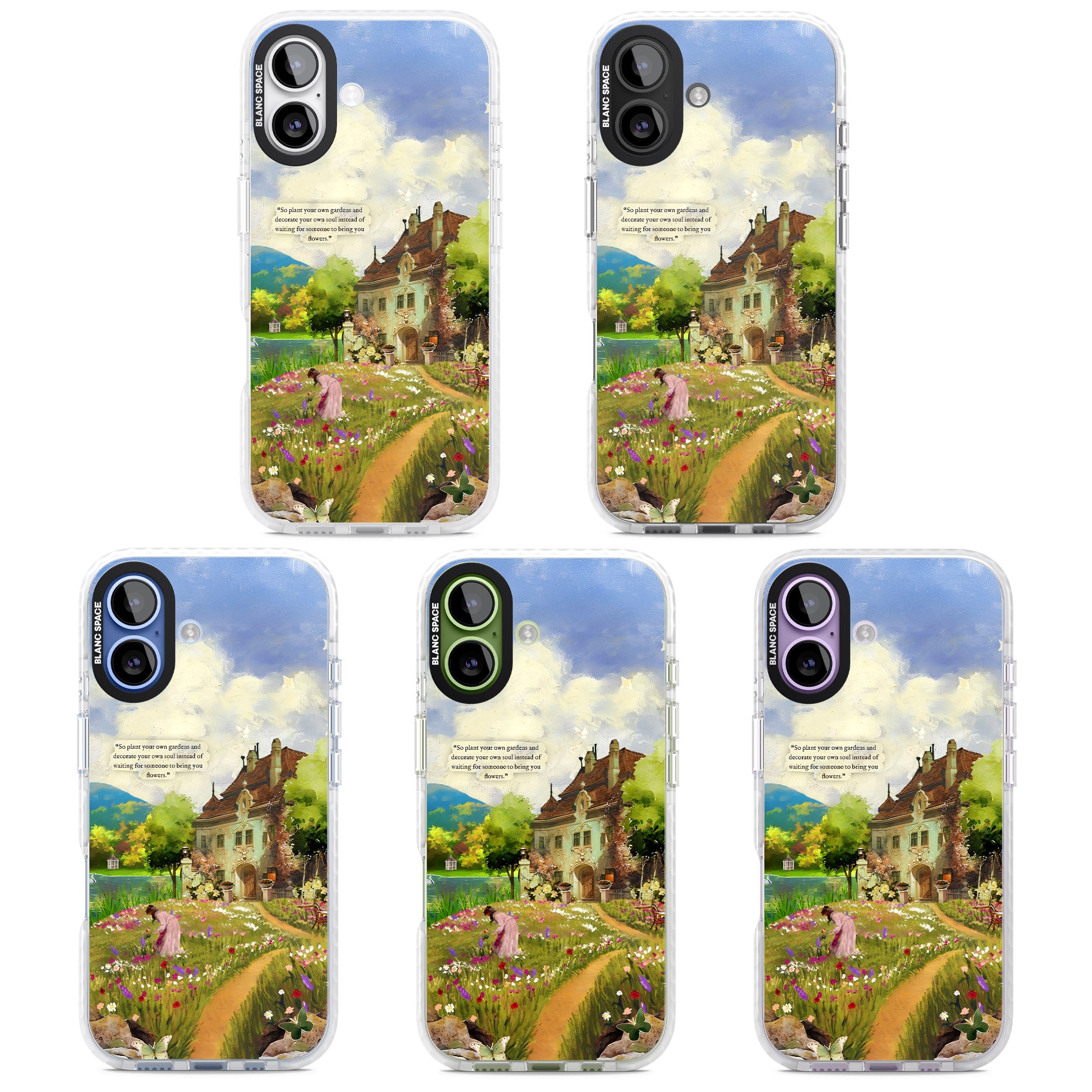 Spring Cottage iPhone 17 Impact Pro Clear Phone Case APT Impact Protection