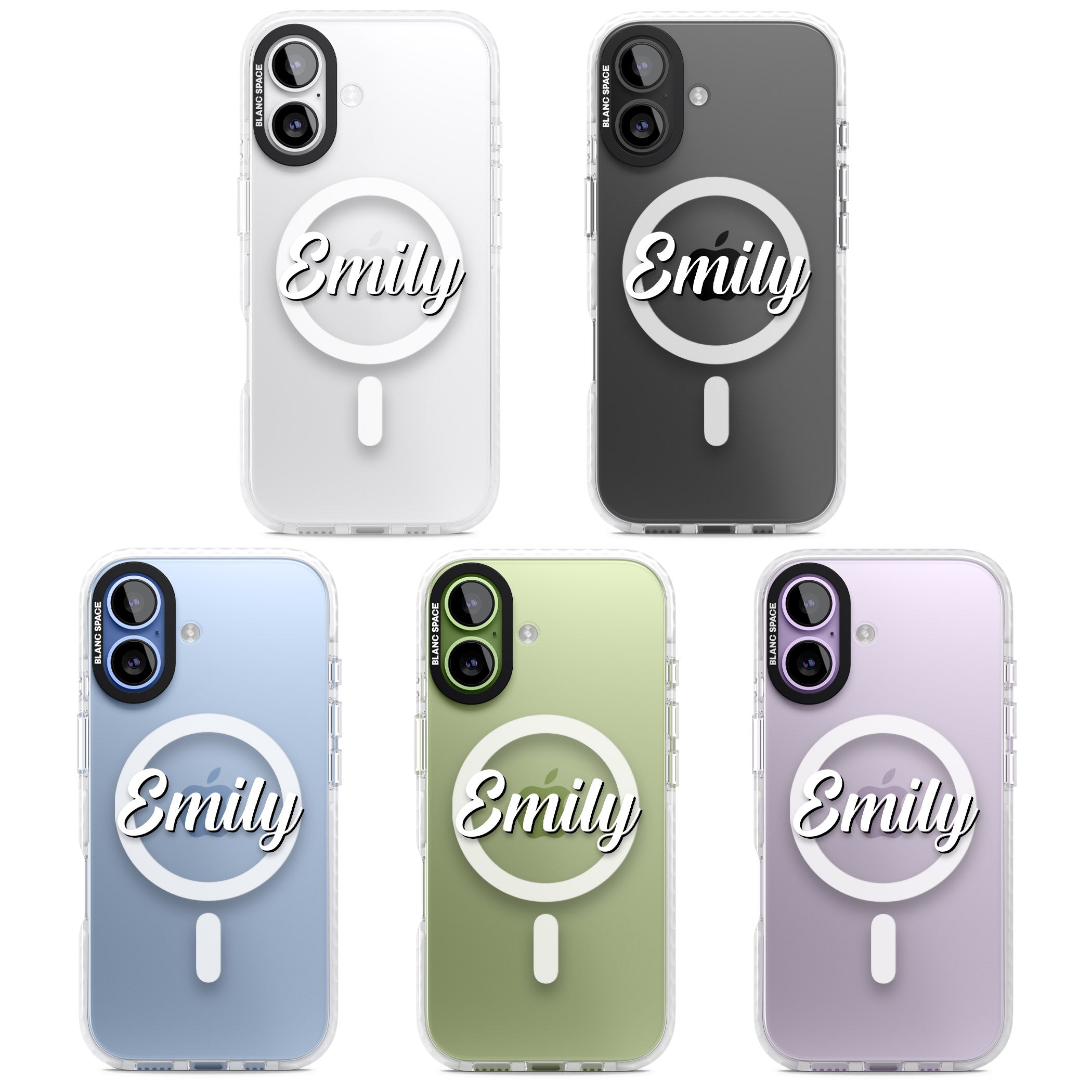 Personalised Cute Name iPhone 17 Impact Pro Clear Phone Case APT Impact Protection