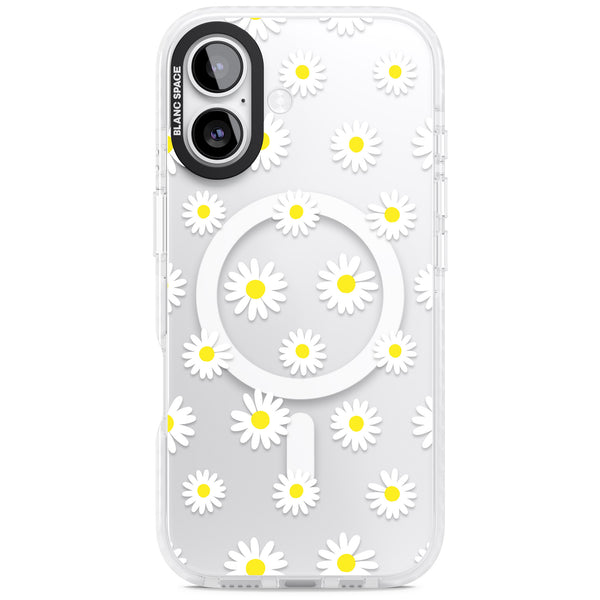 Personalised White Daisy Pattern
