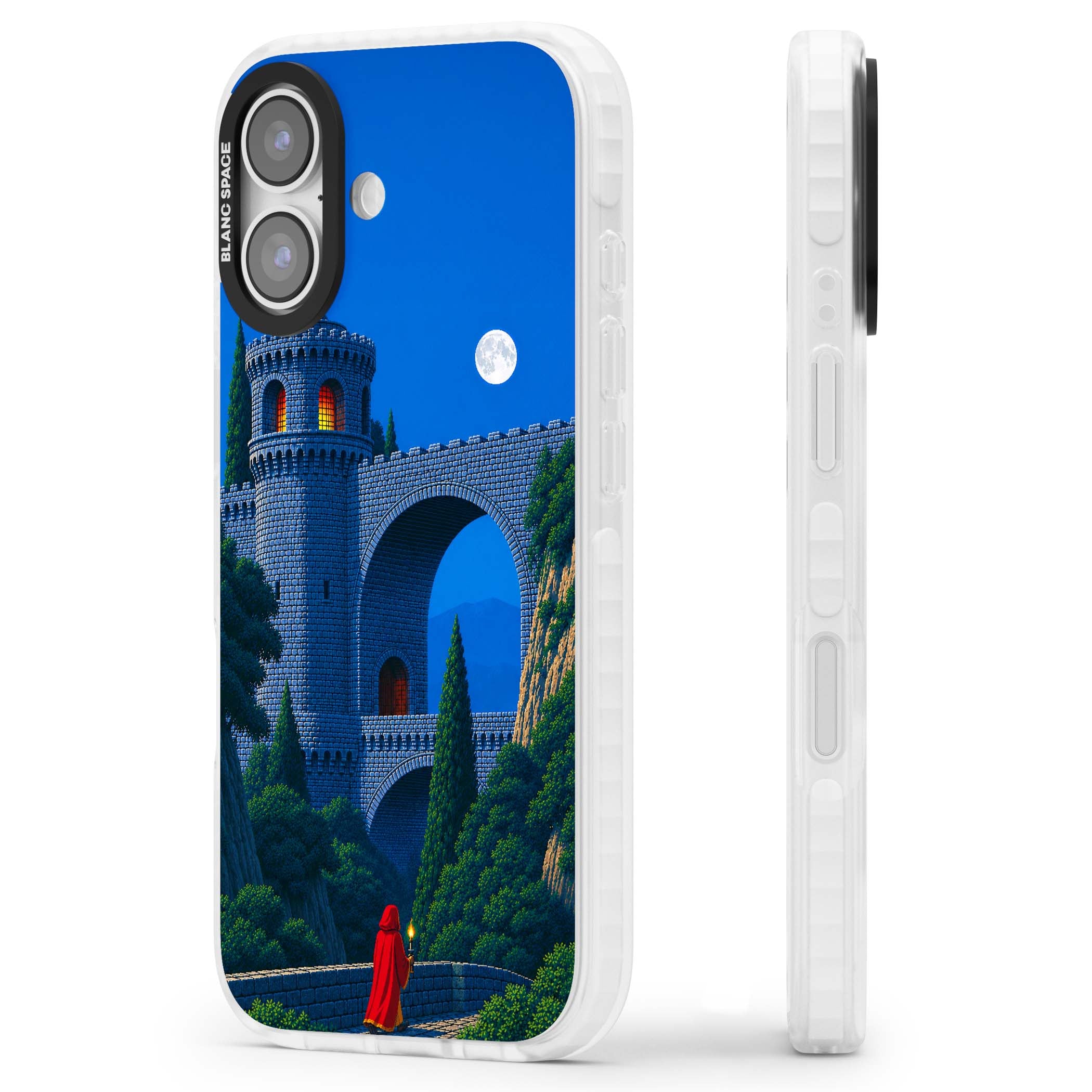 Castle Walls art iPhone case | Impact Magsafe case for iPhone 17