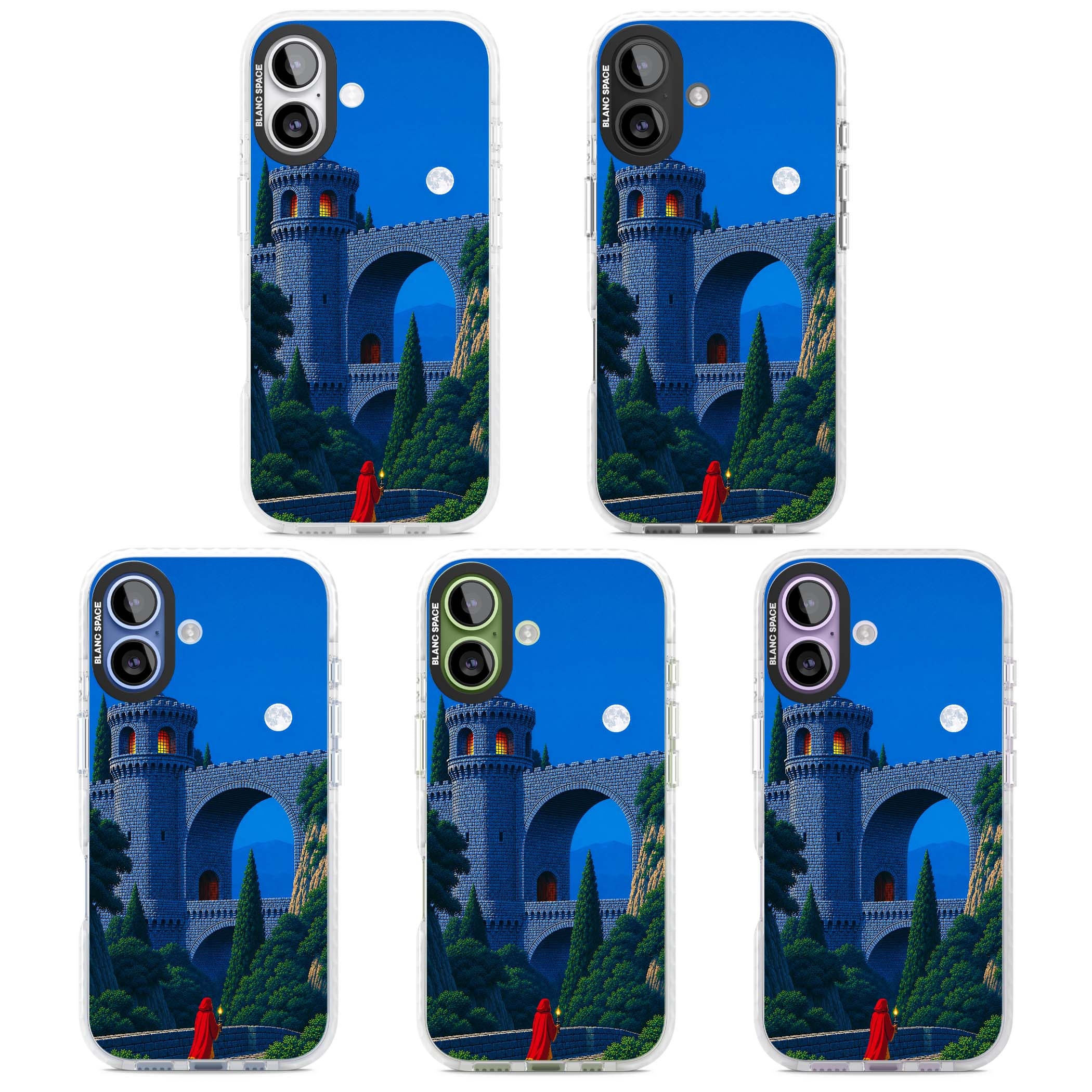 Castle Walls art iPhone case | Impact Magsafe case for iPhone 17