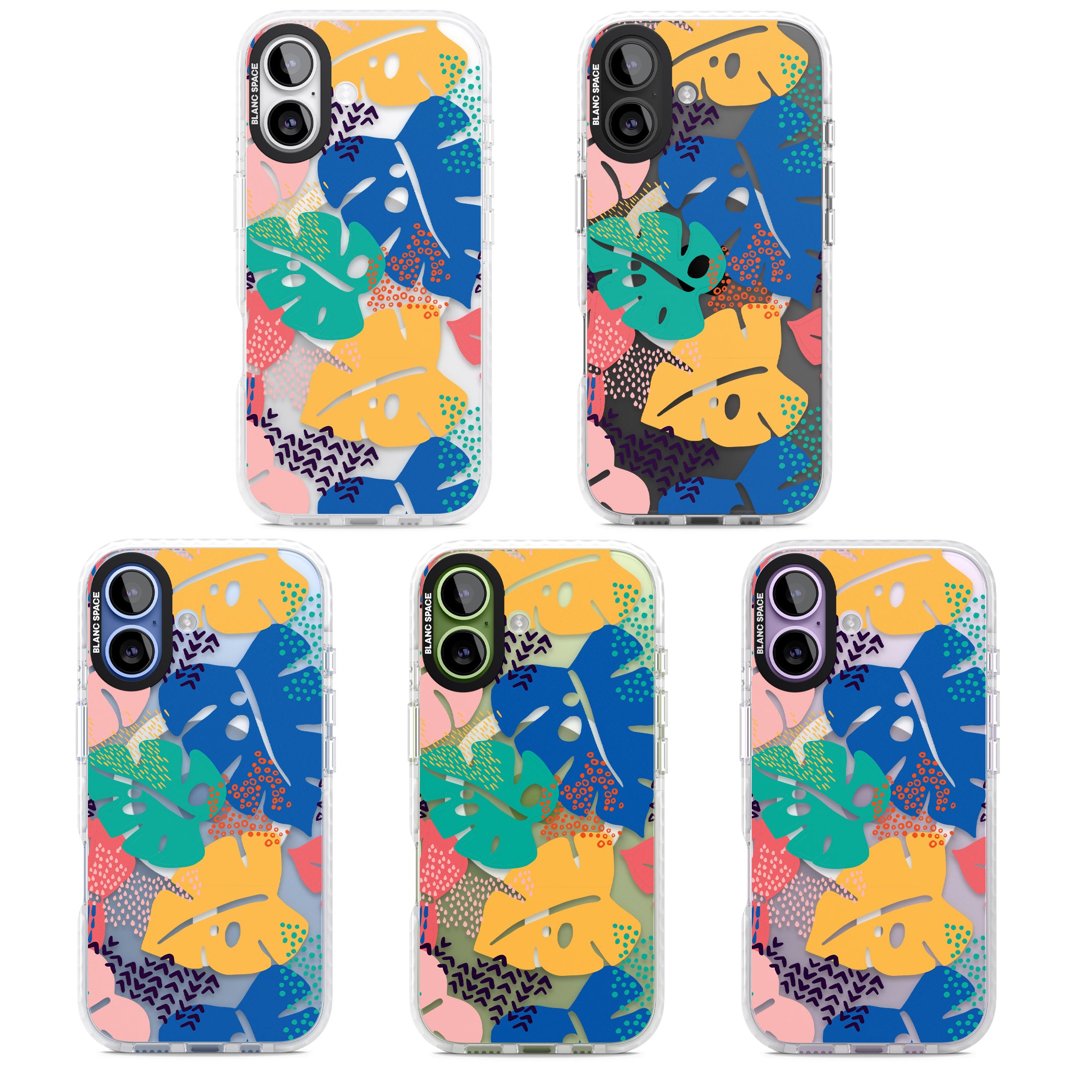Vibrant Leaves iPhone 17 Impact Pro Clear Phone Case APT Impact Protection