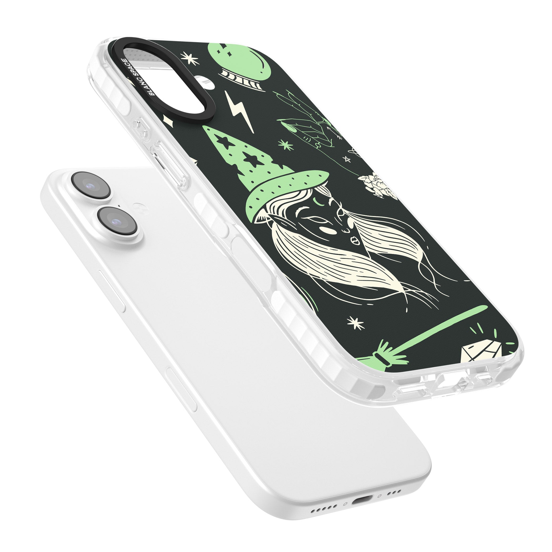 Astrology Witch Pattern iPhone 17 Impact Pro Clear Phone Case Colours