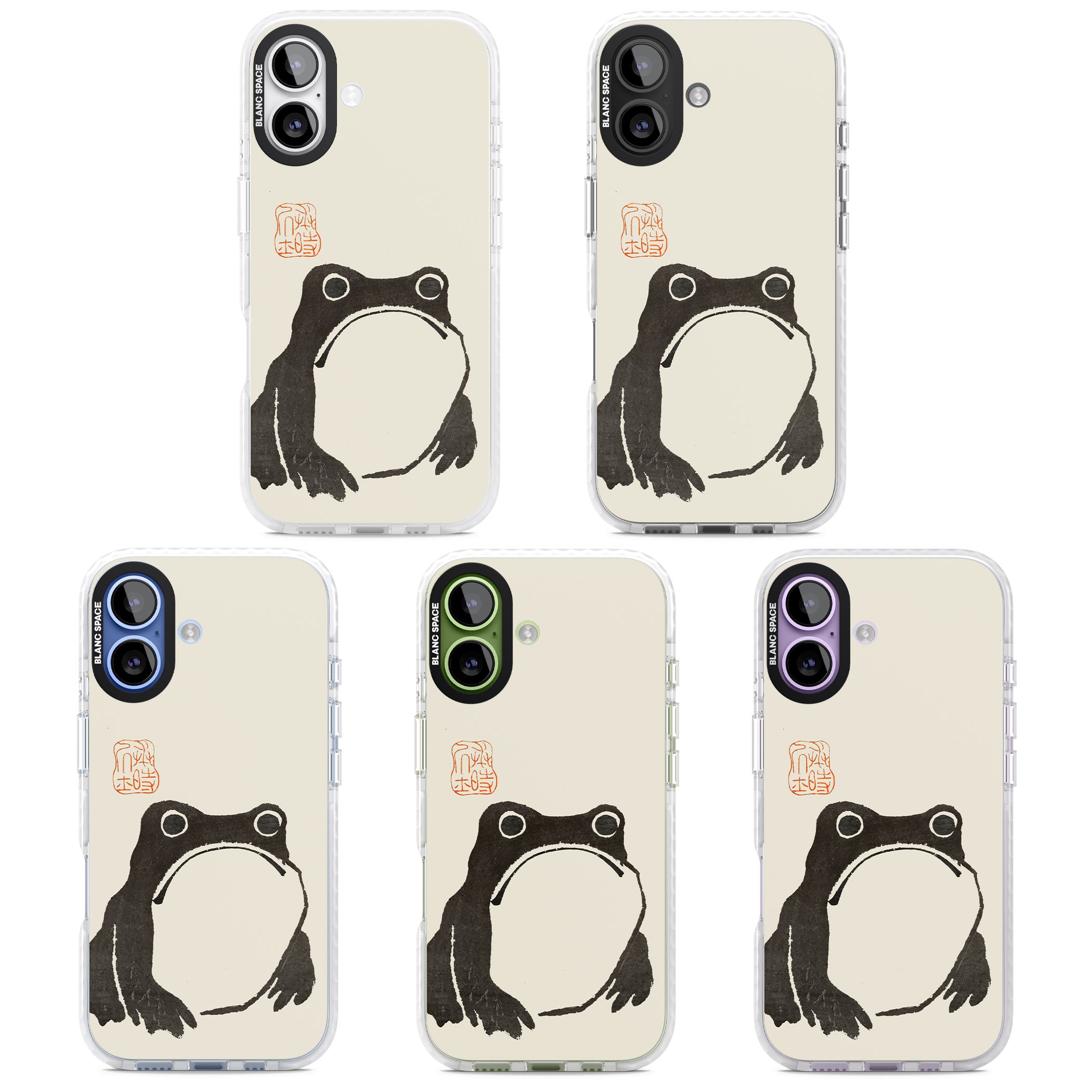 Matsumoto Hoji Frog iPhone 17 Impact Pro Clear Phone Case APT Impact Protection