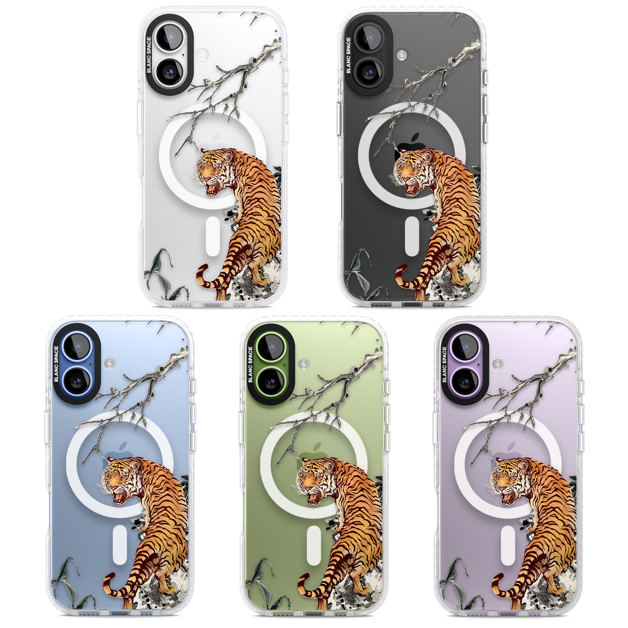 Roaring Tiger iPhone 17 Impact Pro Clear Phone Case APT Impact Protection