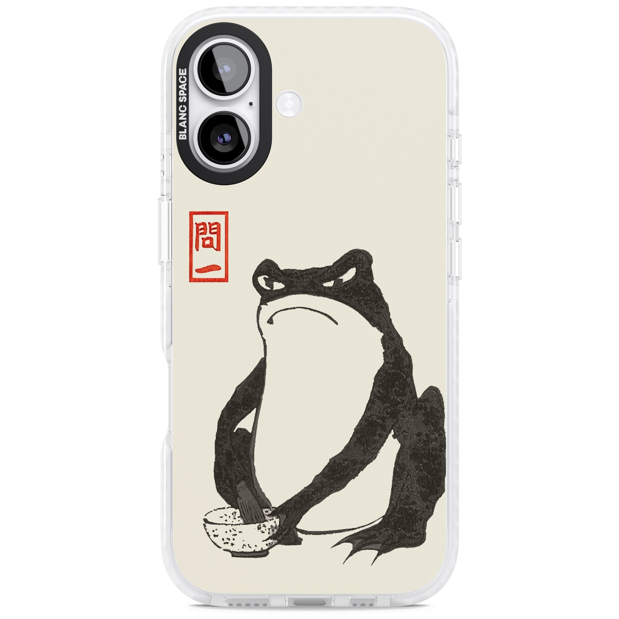 Matsumoto Hoji Grumpy Toad iPhone 17 Impact Pro Clear Phone Case
