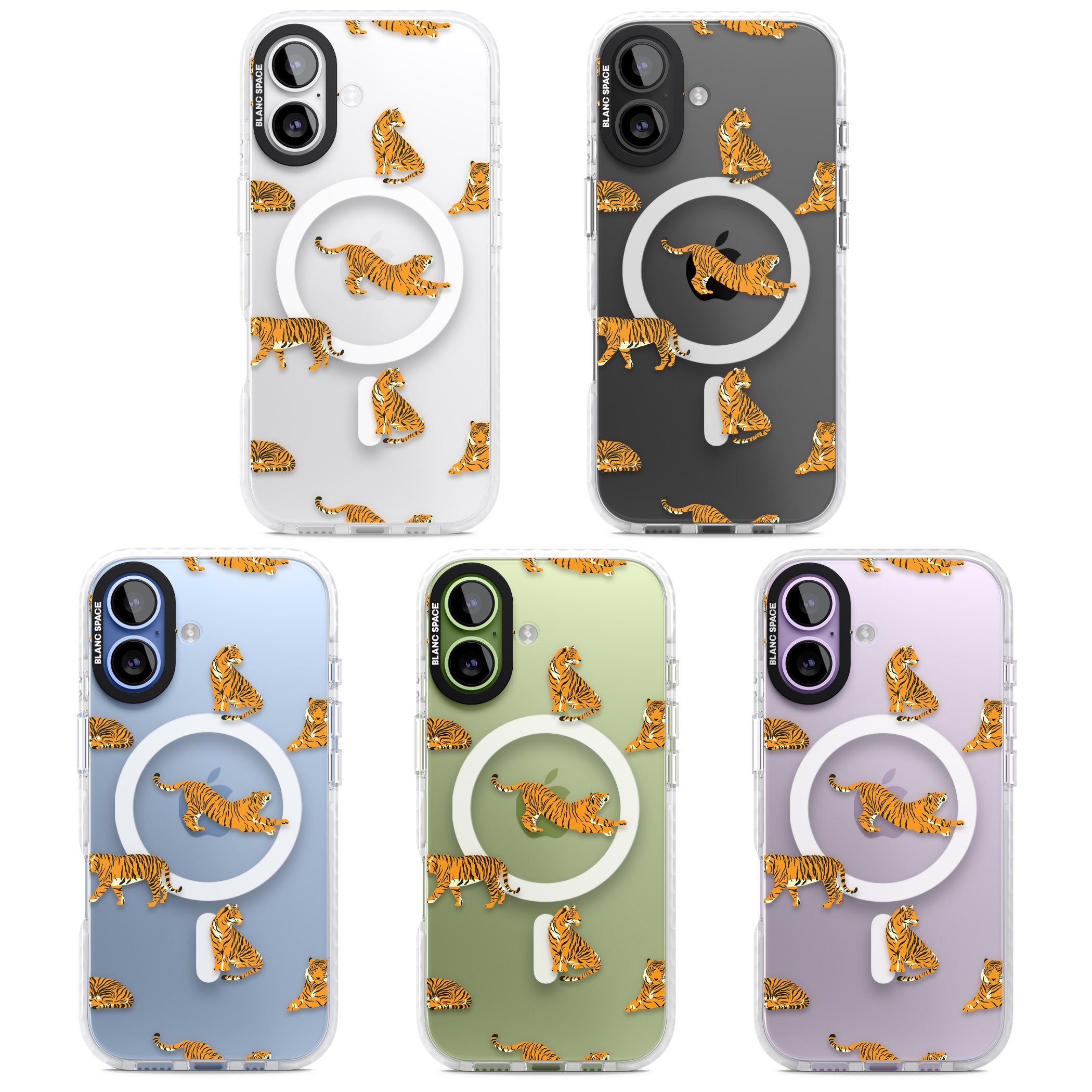 Clear Tiger Jungle iPhone 17 Impact Pro Clear Phone Case APT Impact Protection