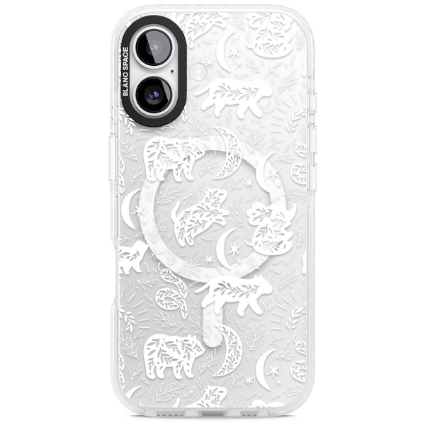 Forest Animal Silhouettes: White/Clear