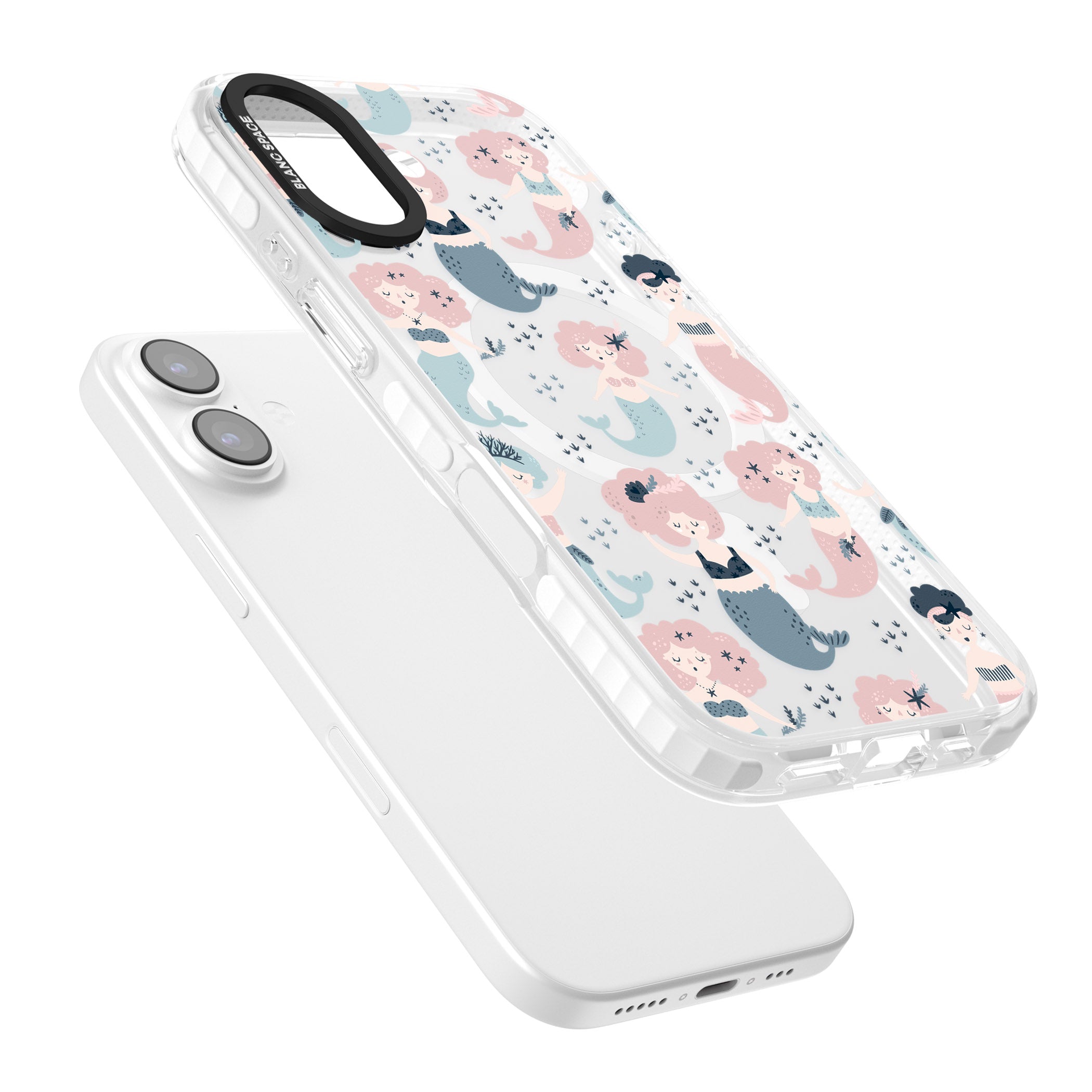 Under The Sea Mermaids (Clear) iPhone 17 Impact Pro Clear Phone Case Colours