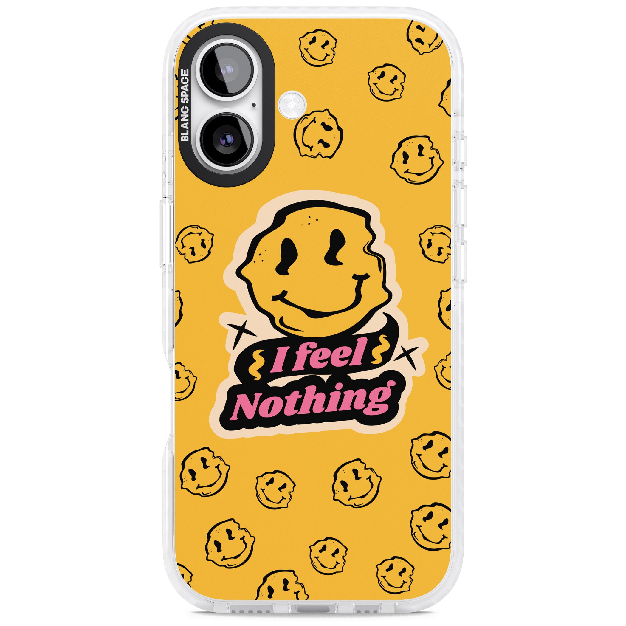 I Feel Nothing iPhone 17 Impact Pro Clear Phone Case