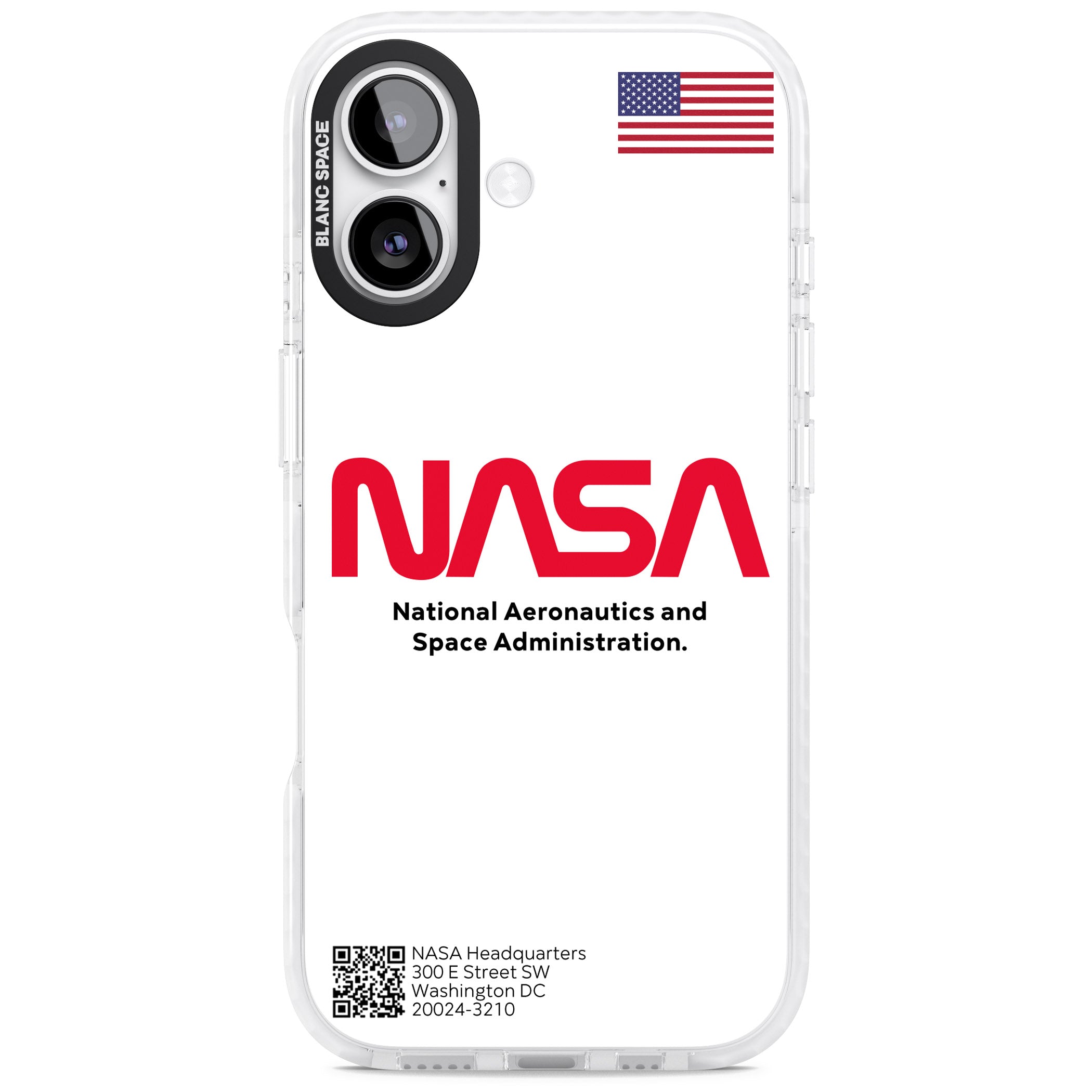 Nasa The Worm iPhone 17 Impact Pro Clear Phone Case
