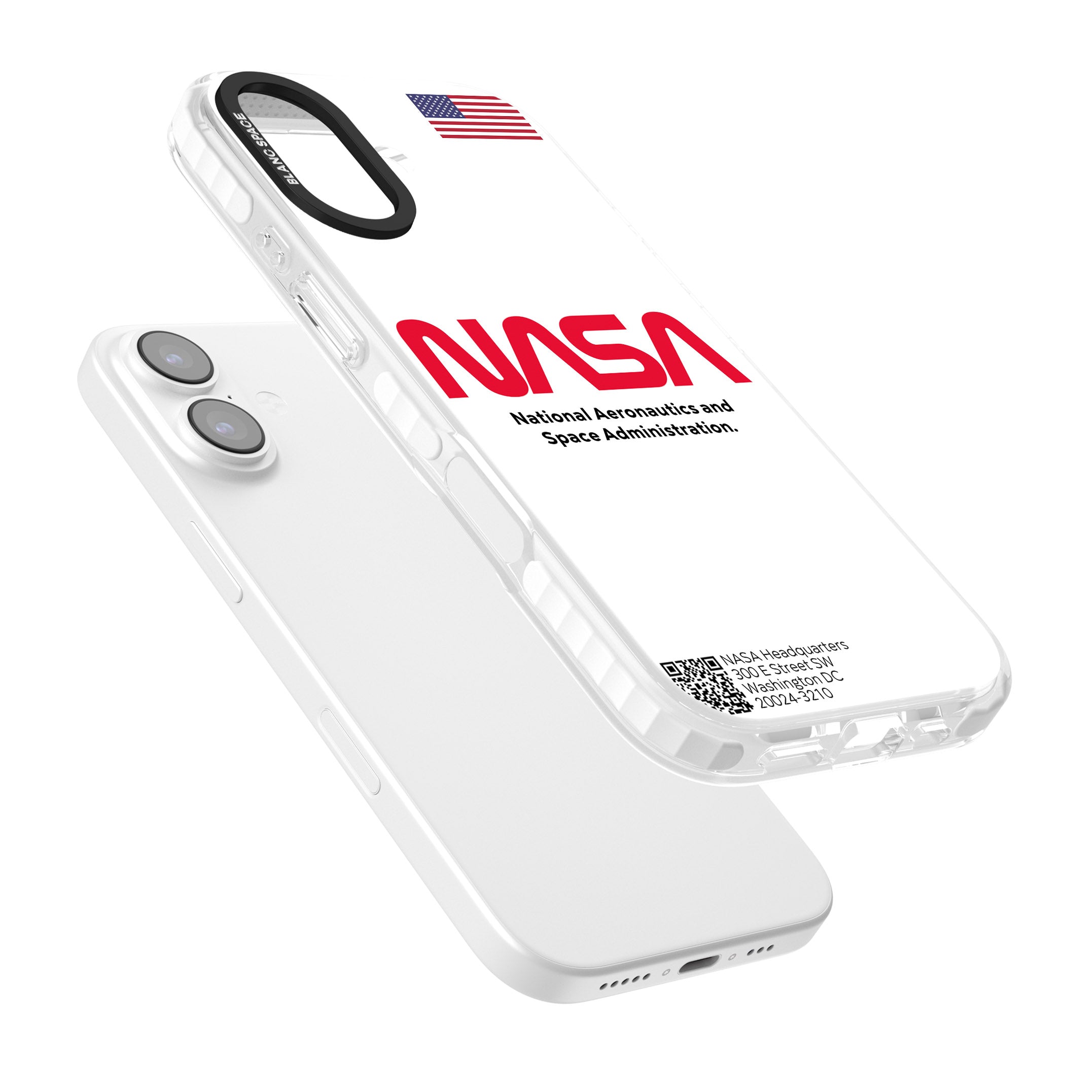 Nasa The Worm iPhone 17 Impact Pro Clear Phone Case Colours