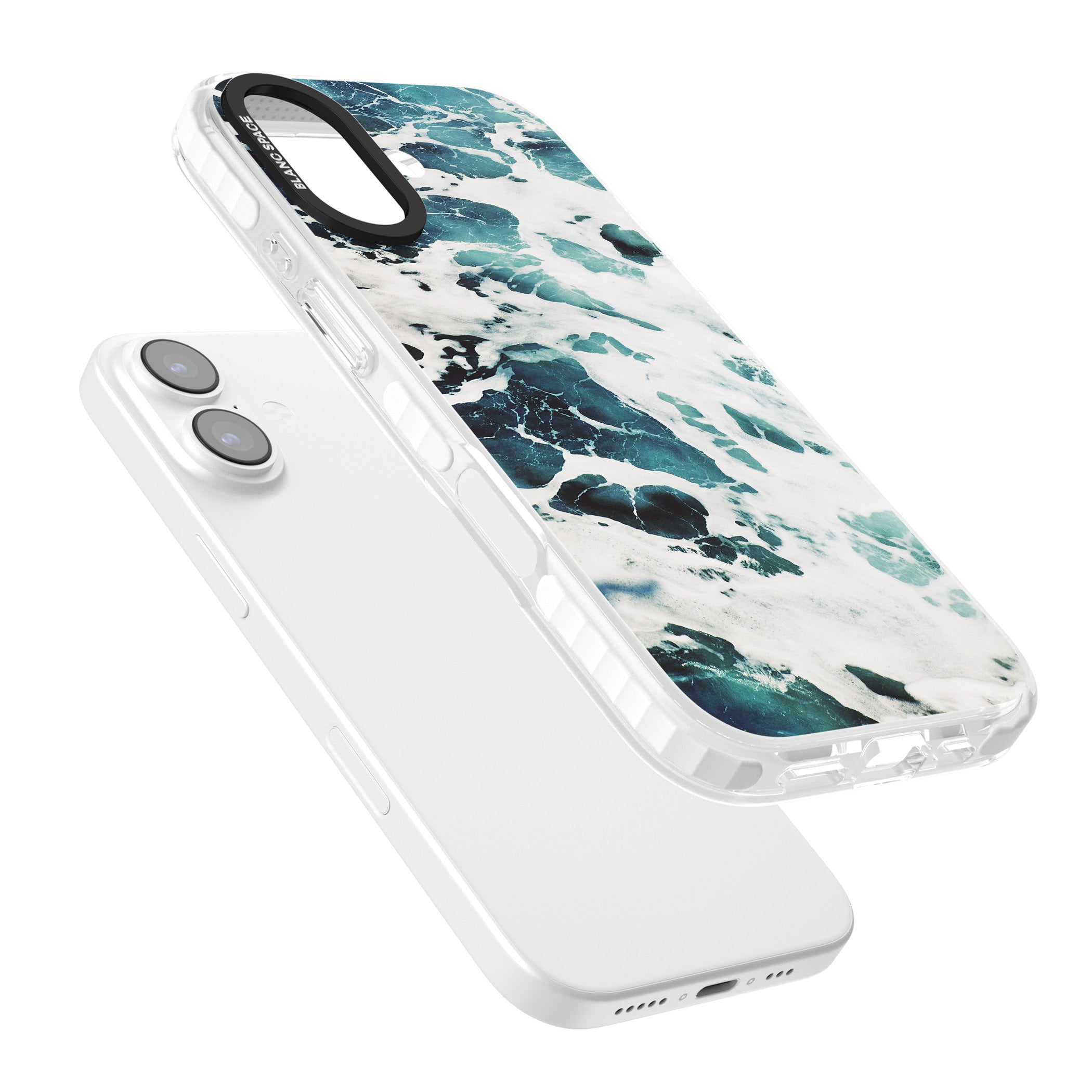 Ocean Surge iPhone 17 Impact Pro Clear Phone Case Colours