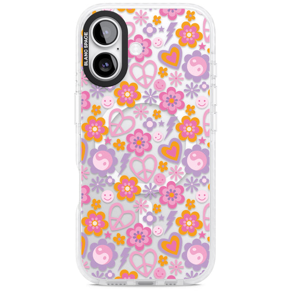 Peace, Love And Flowers Pattern