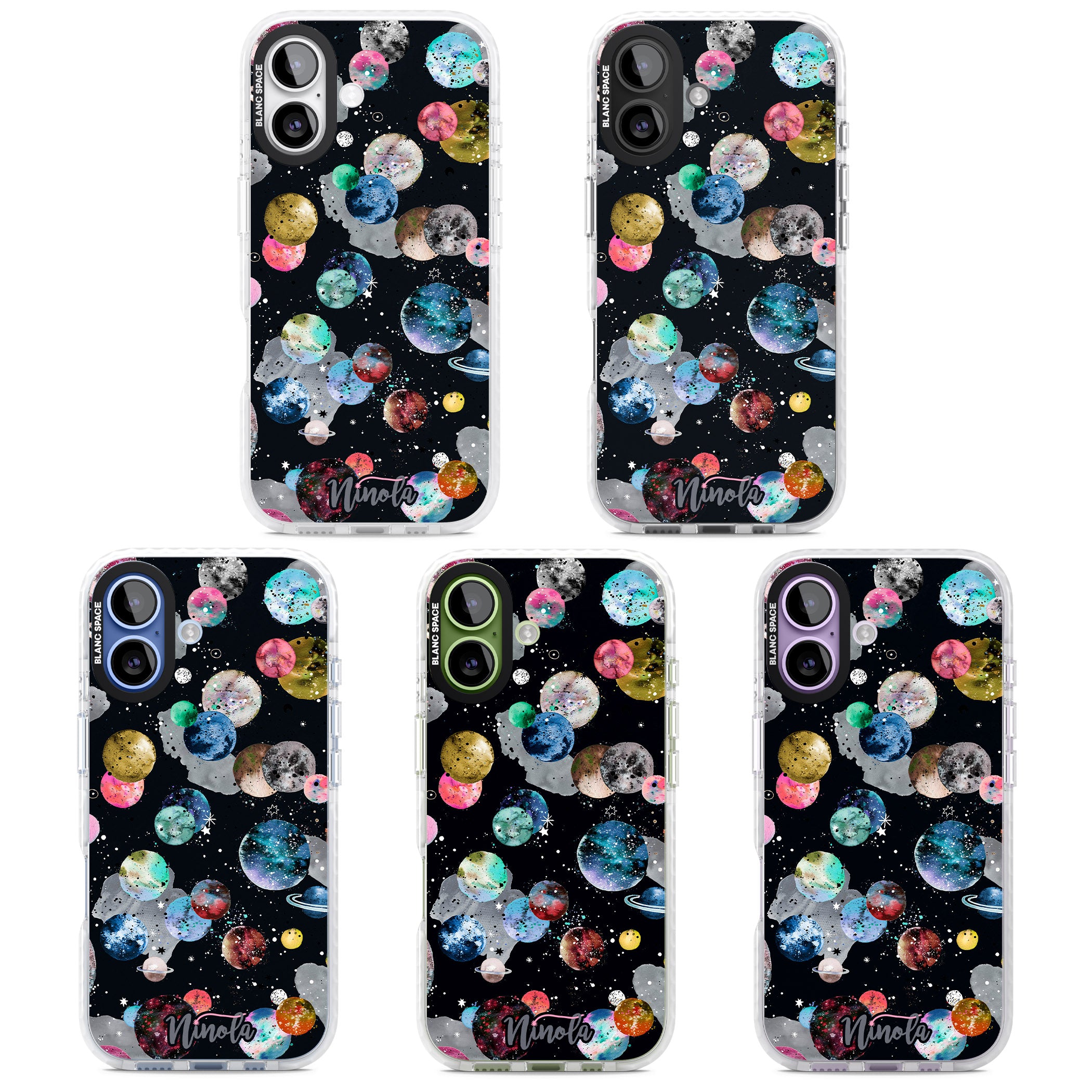 Cosmic Galaxy iPhone 17 Impact Pro Clear Phone Case APT Impact Protection