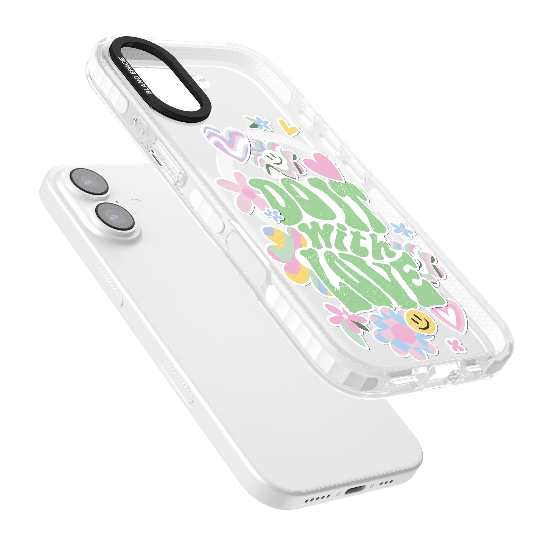 Do It With Love iPhone 17 Impact Pro Clear Phone Case Colours