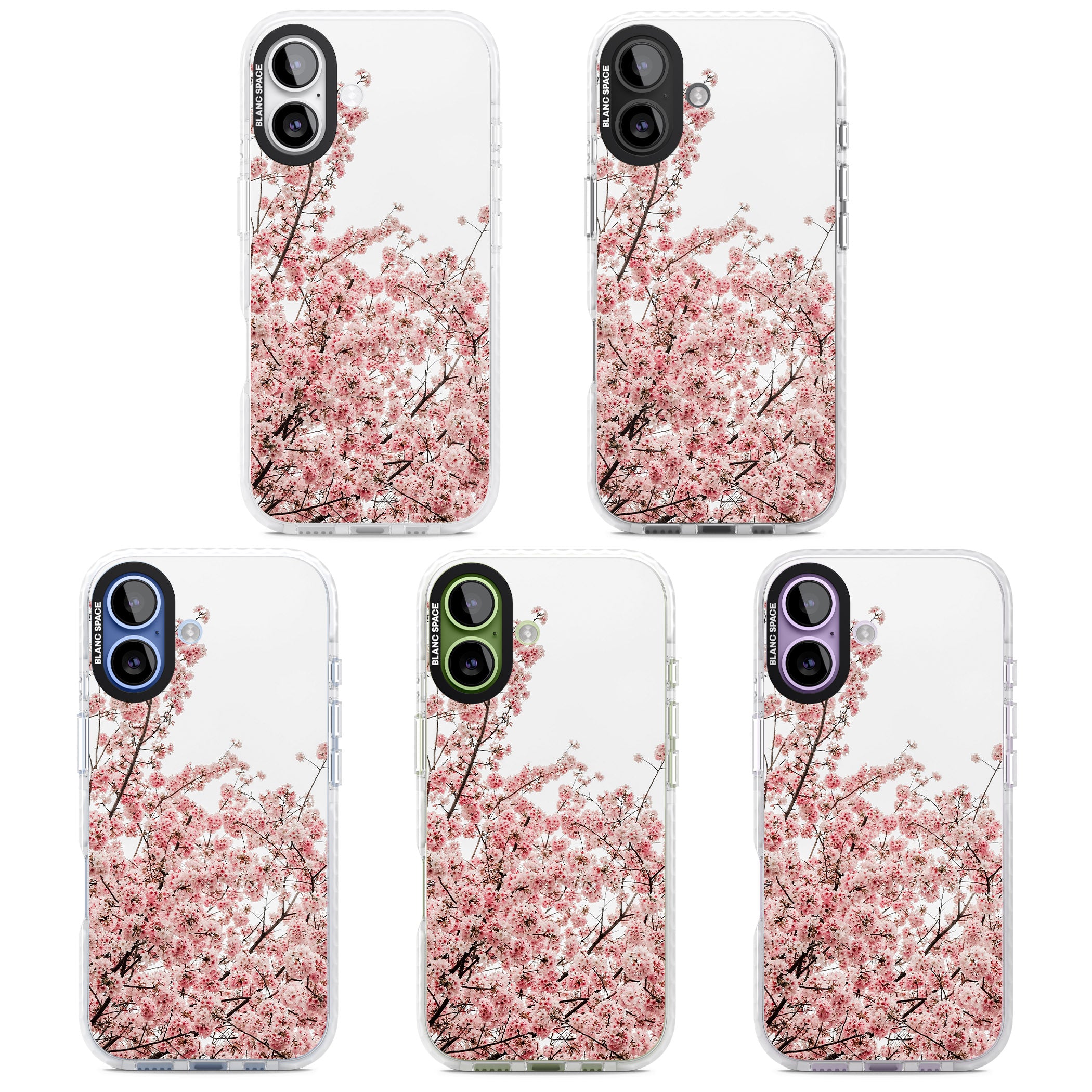 Cherry Blossom Bloom iPhone 17 Impact Pro Clear Phone Case APT Impact Protection