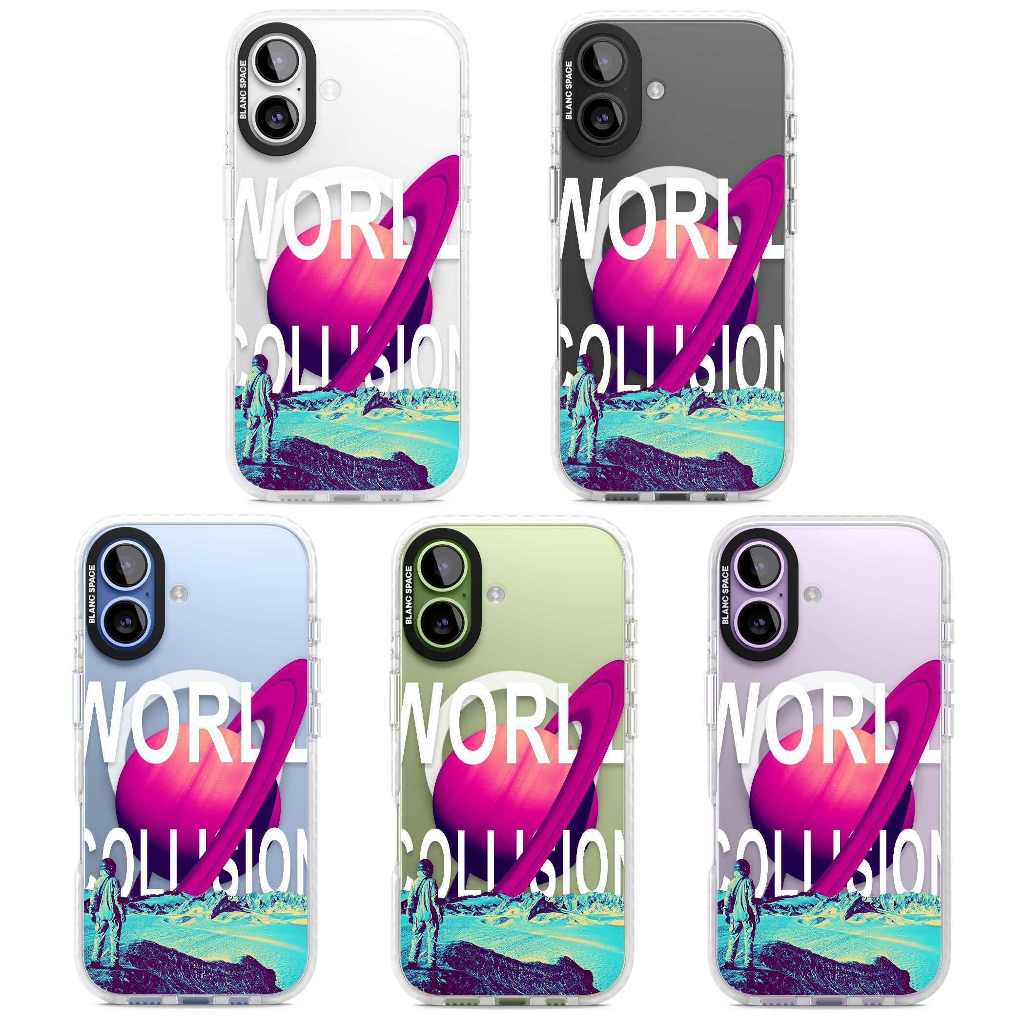 World Collision iPhone 17 Impact Pro Clear Phone Case APT Impact Protection