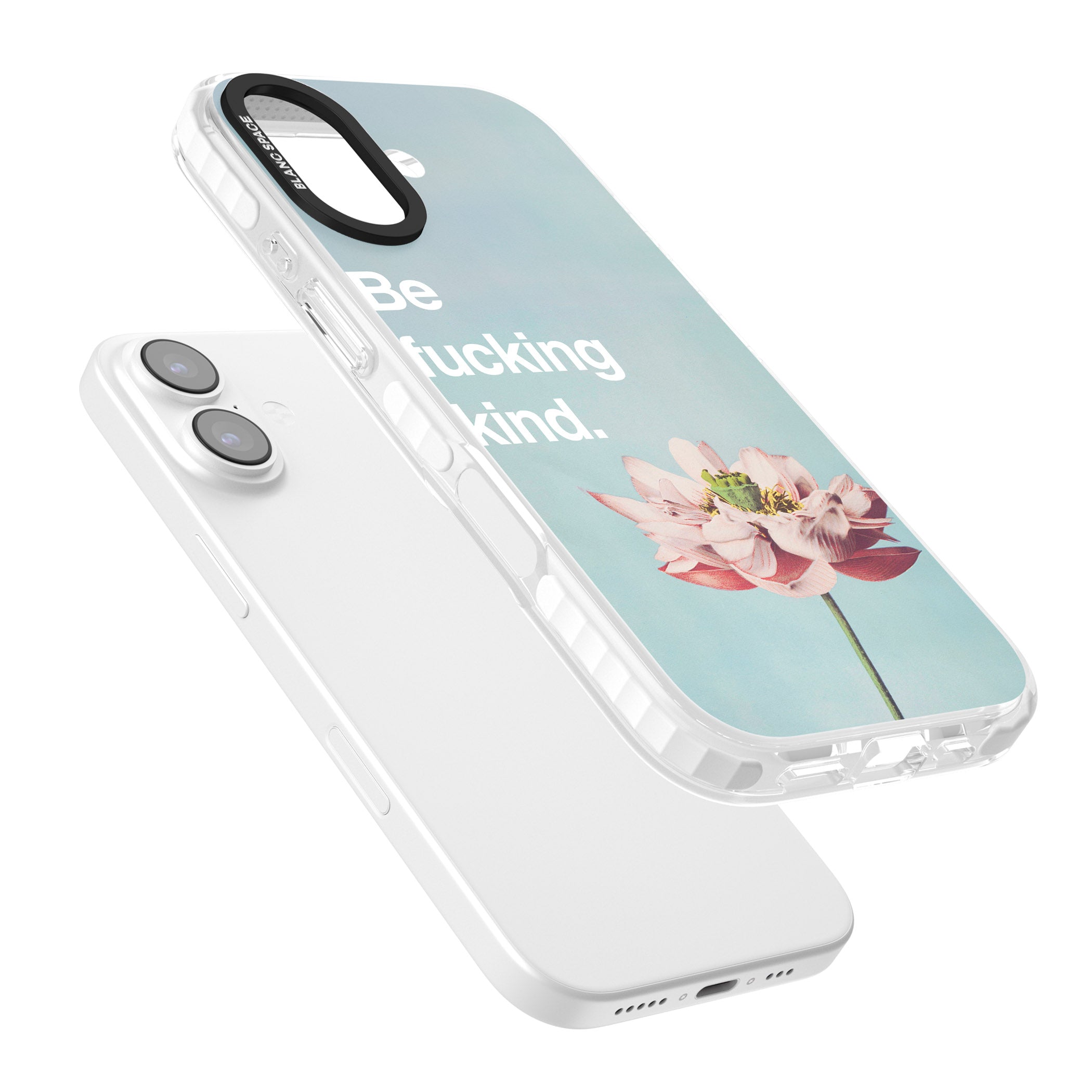 Be F*Cking Kind iPhone 17 Impact Pro Clear Phone Case Colours