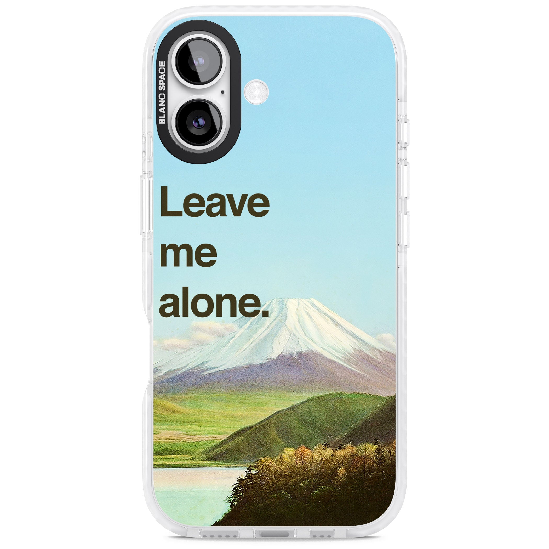 Leave Me Alone iPhone 17 Impact Pro Clear Phone Case