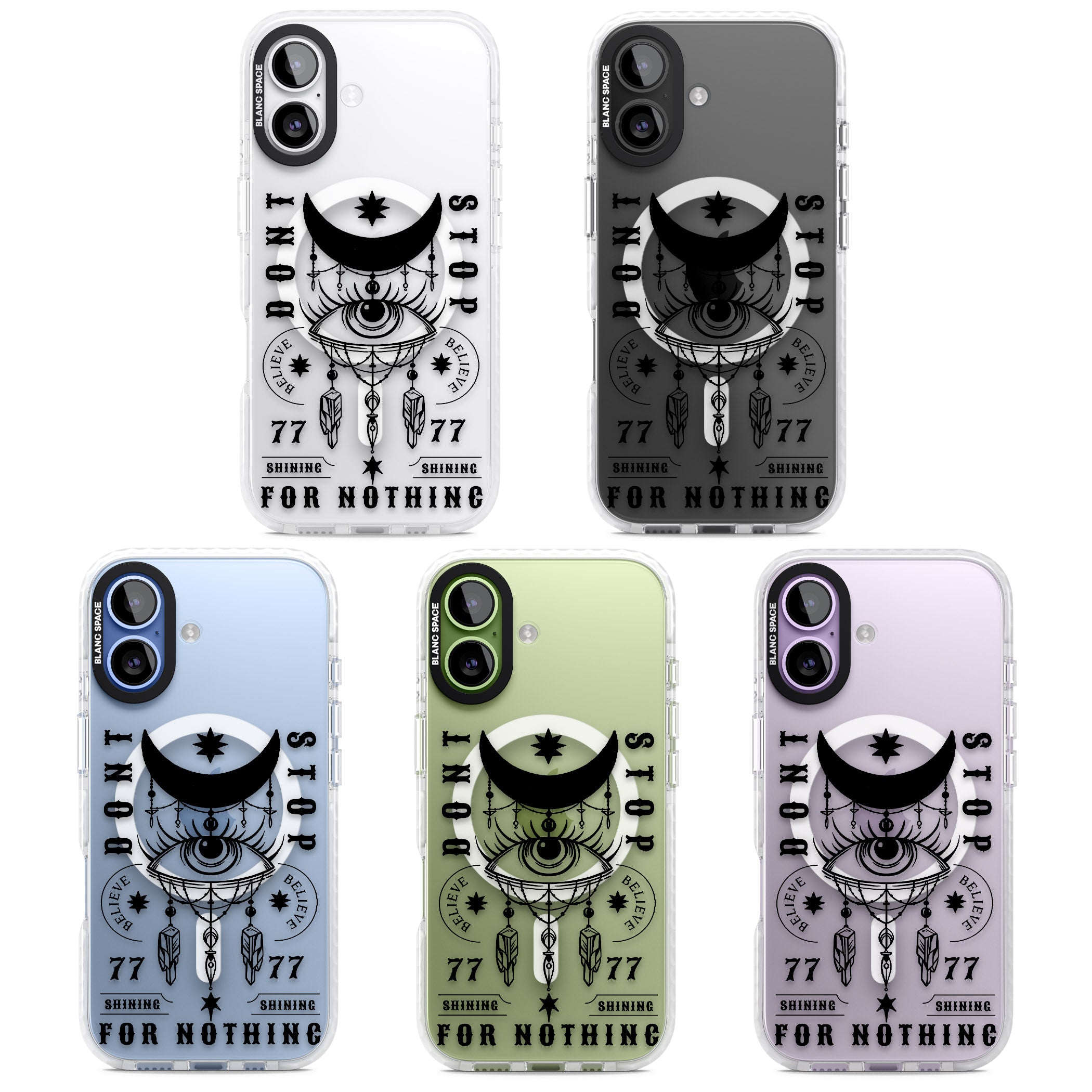 Dont Stop For Nothing iPhone 17 Impact Pro Clear Phone Case APT Impact Protection