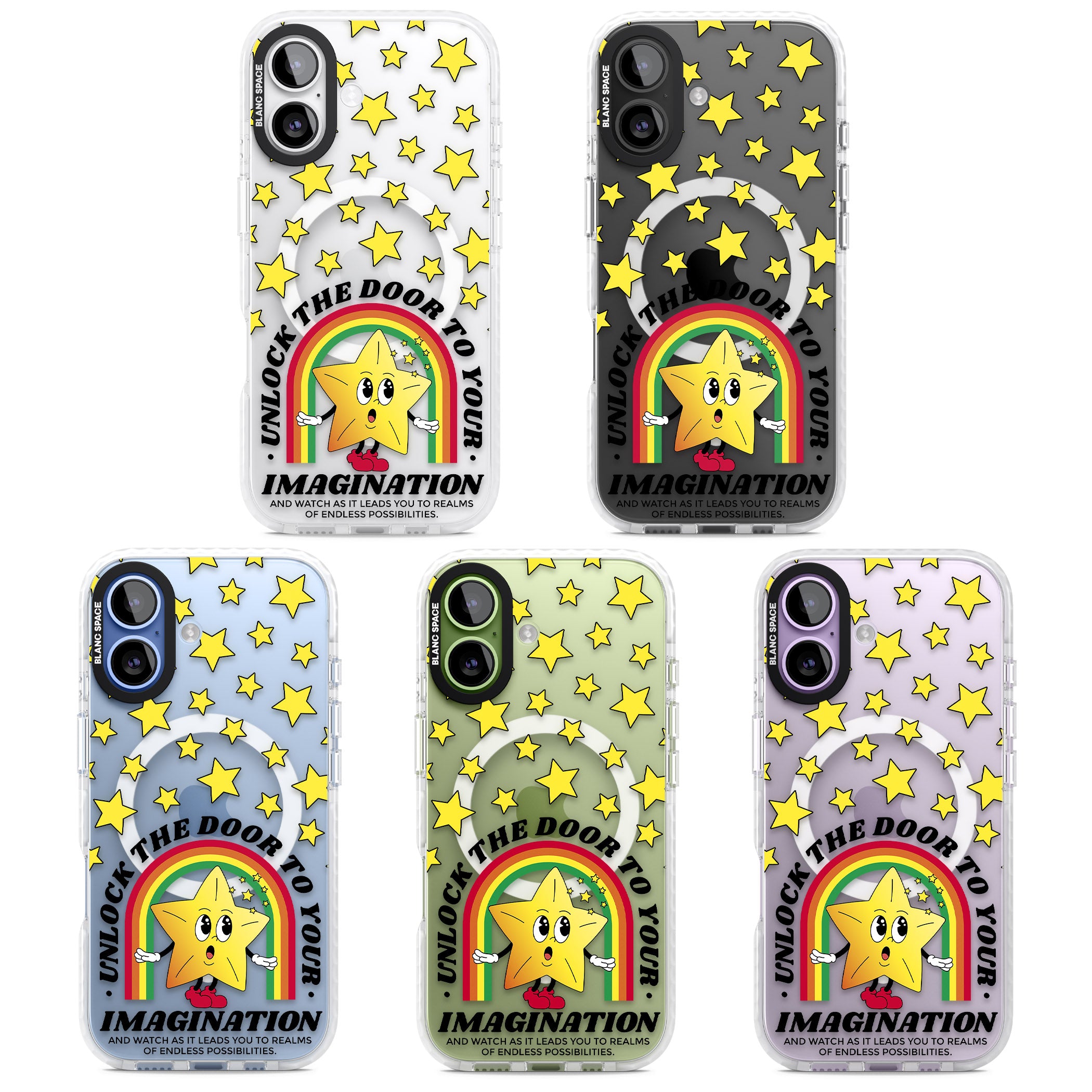 Imagination iPhone 17 Impact Pro Clear Phone Case APT Impact Protection