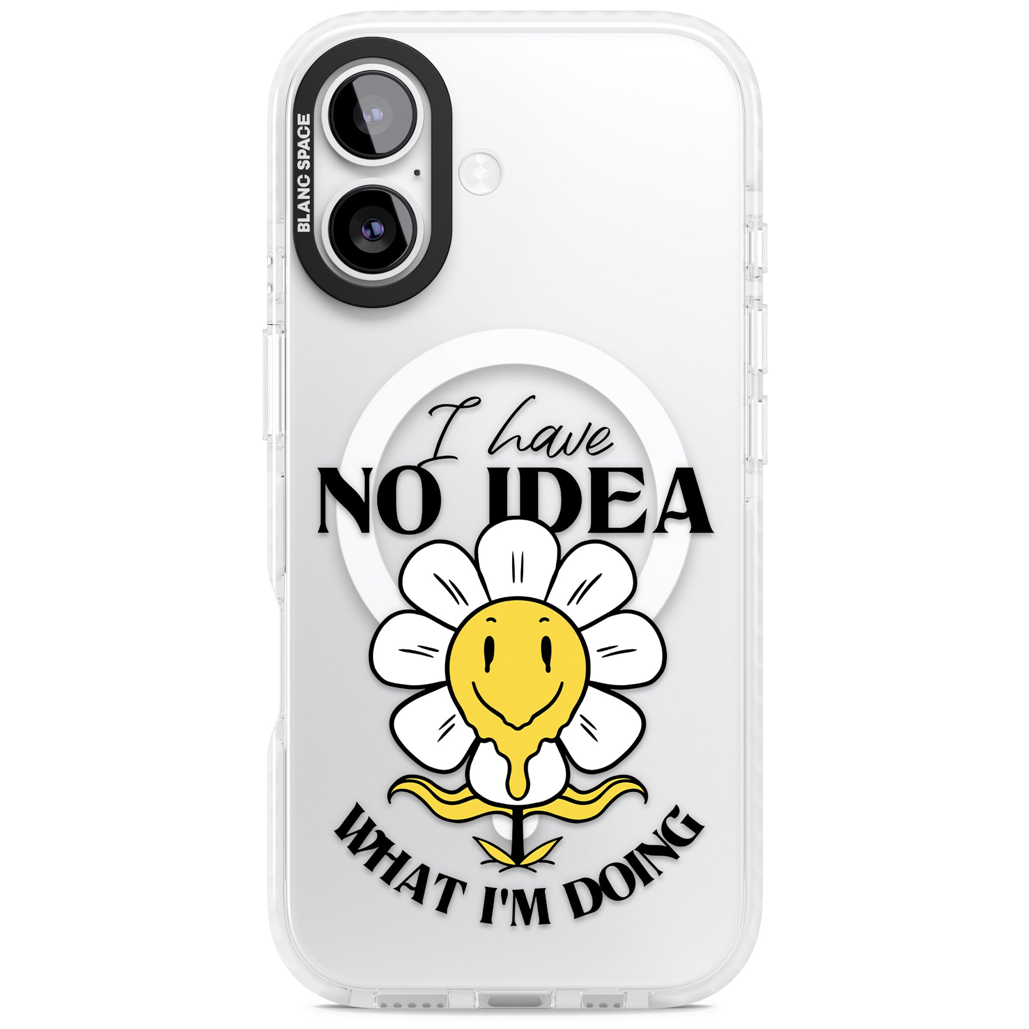 No Idea iPhone 17 Impact Pro Clear Phone Case