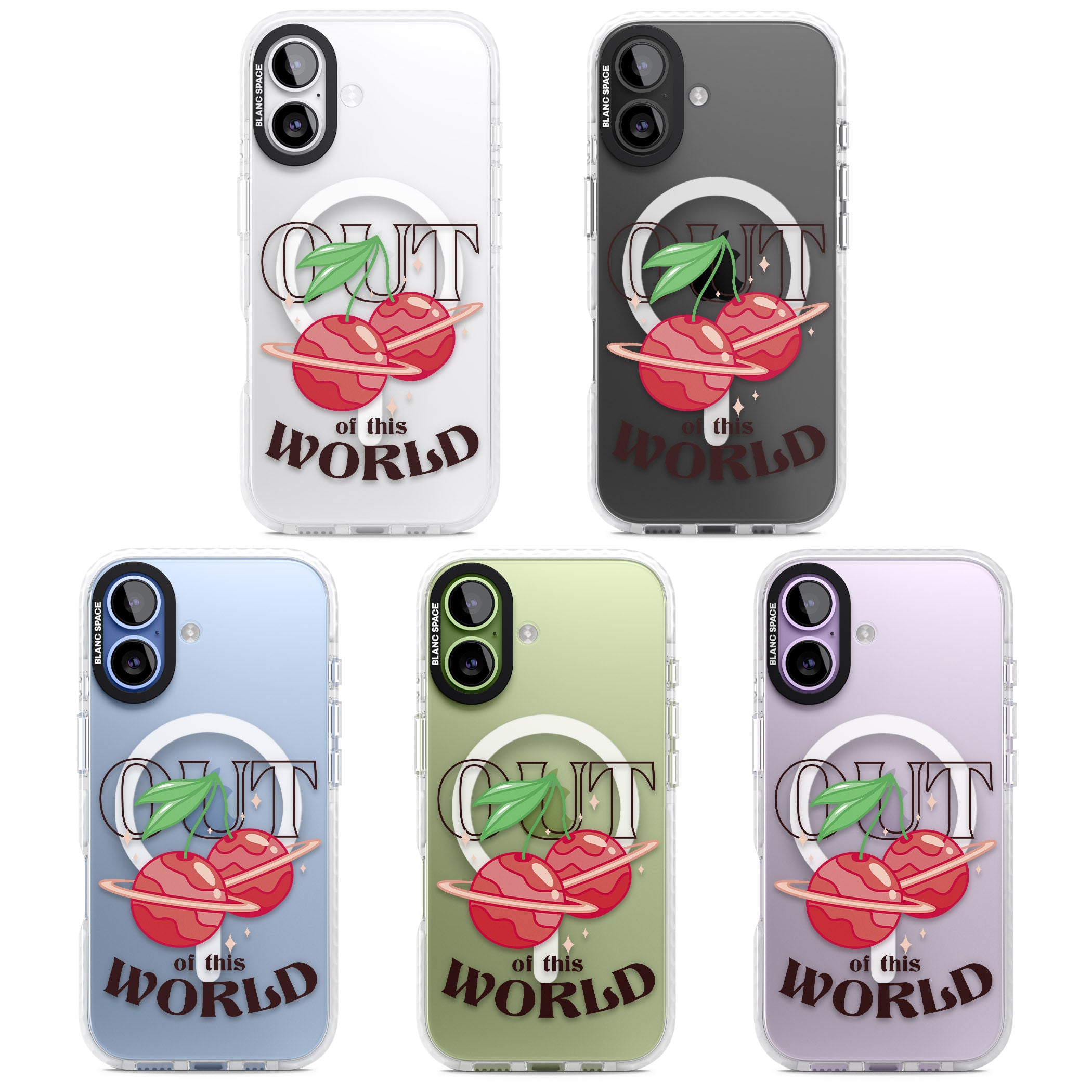 Out Of This World iPhone 17 Impact Pro Clear Phone Case APT Impact Protection