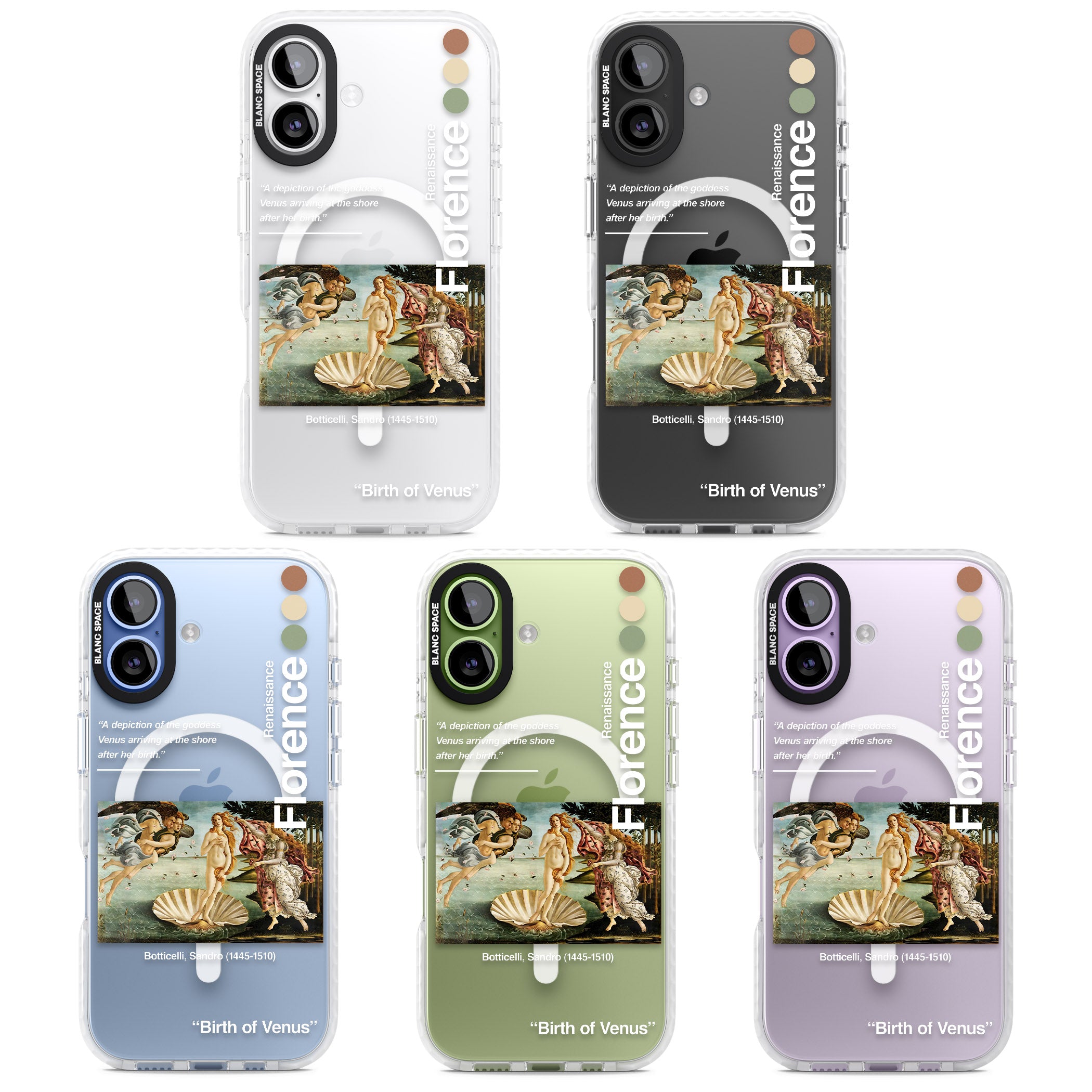 Birth Of Venus iPhone 17 Impact Pro Clear Phone Case APT Impact Protection