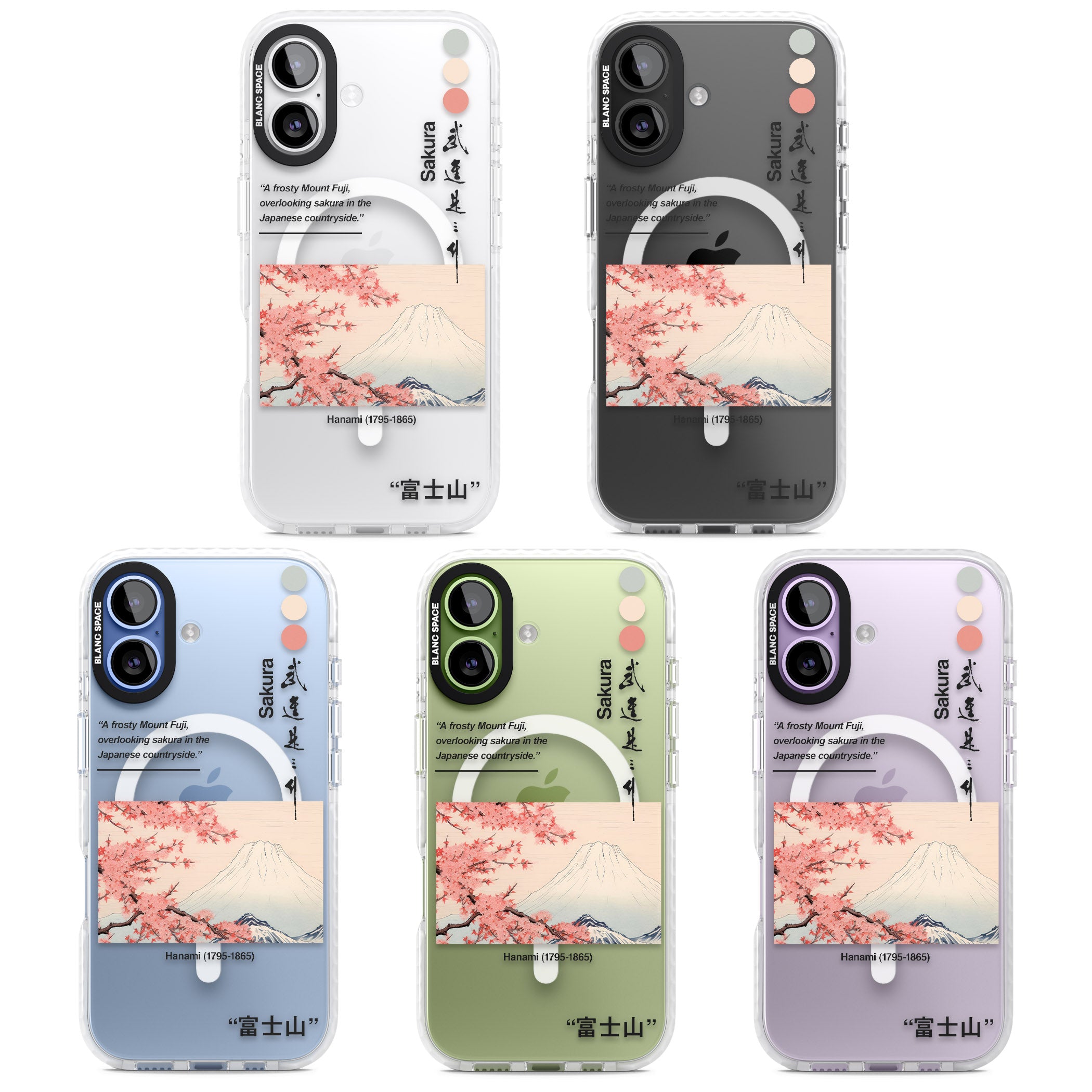 Hanami iPhone 17 Impact Pro Clear Phone Case APT Impact Protection