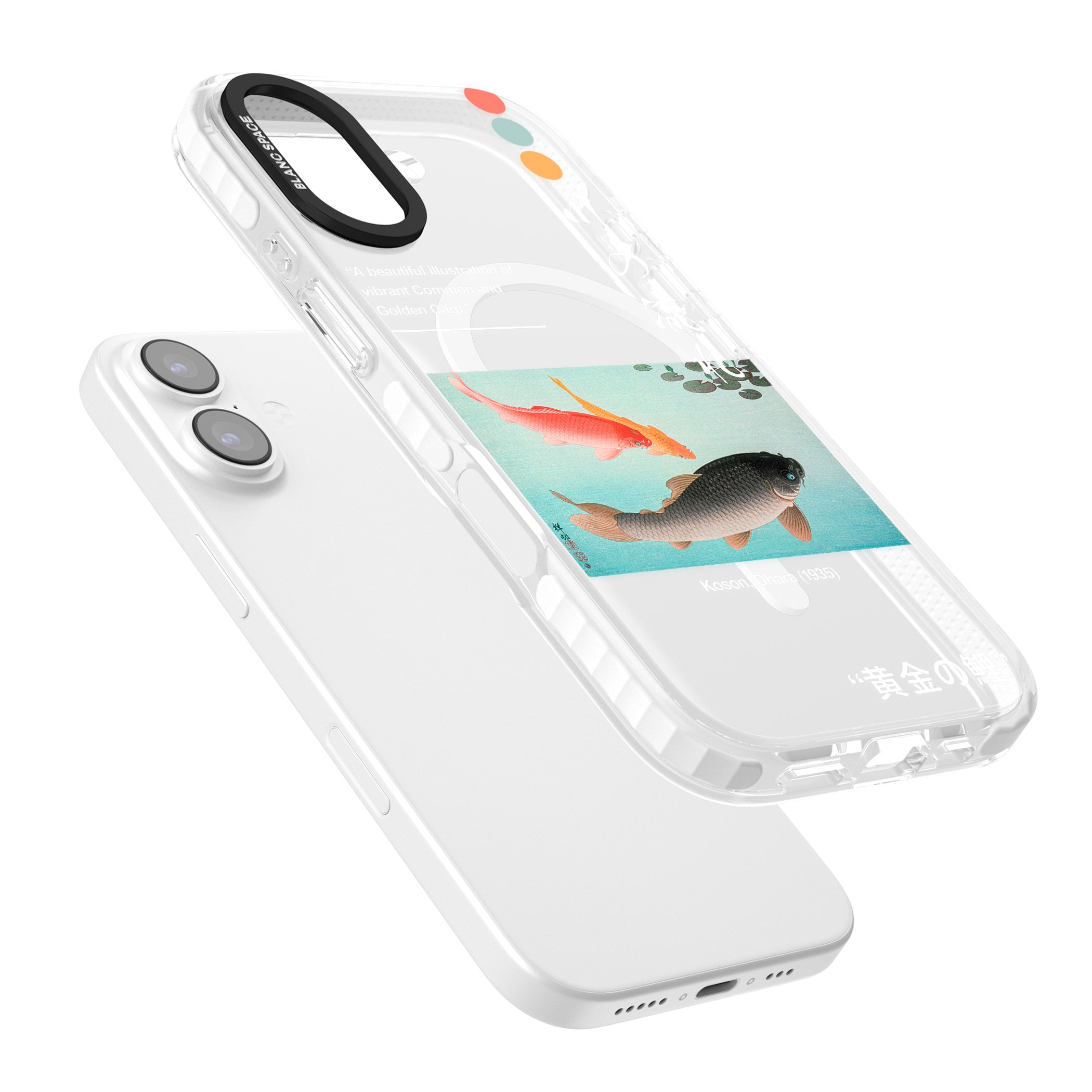 Golden Carp iPhone 17 Impact Pro Clear Phone Case Colours