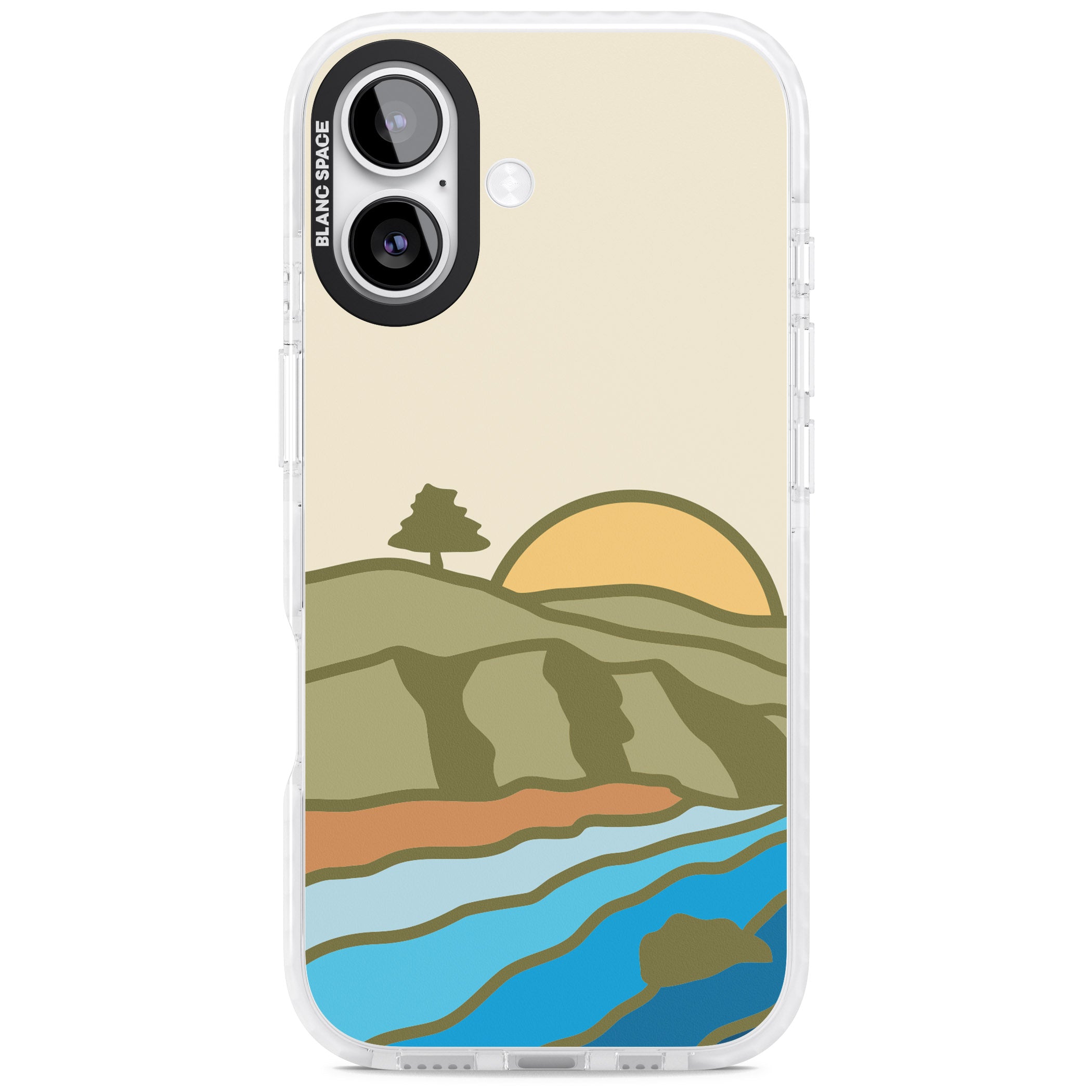 North Sunset iPhone 17 Impact Pro Clear Phone Case