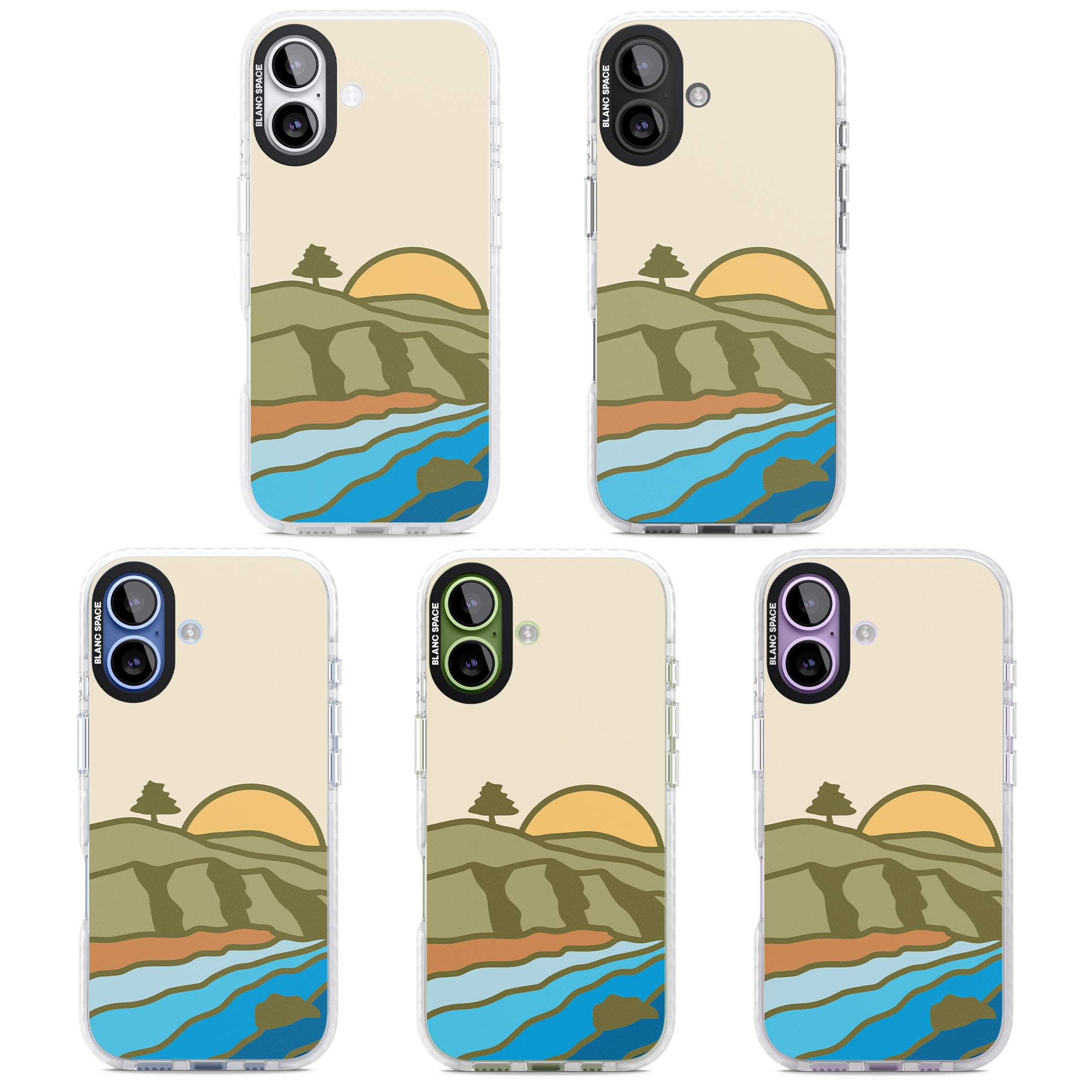 North Sunset iPhone 17 Impact Pro Clear Phone Case APT Impact Protection