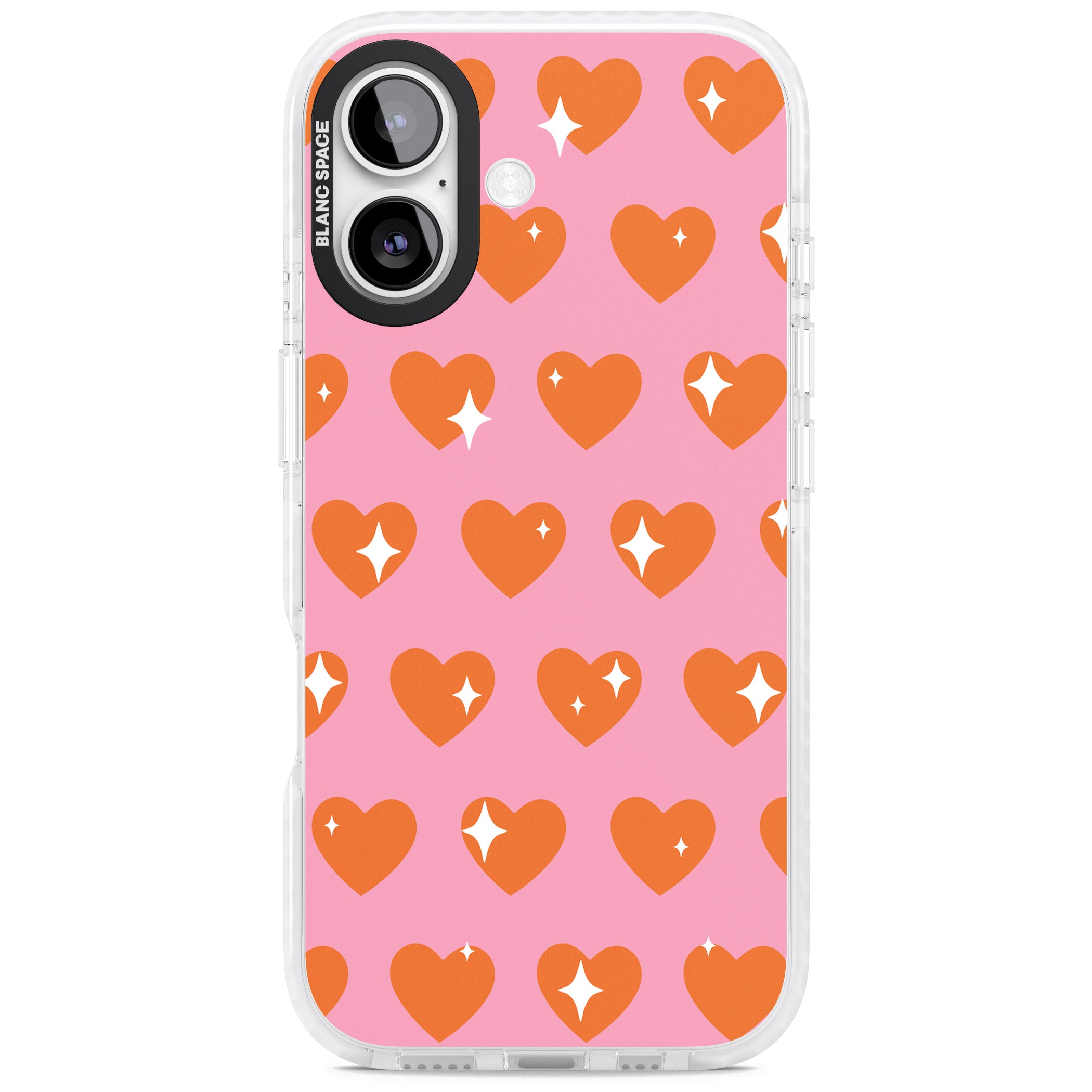 Sweet Hearts (Sunset) iPhone 17 Impact Pro Clear Phone Case