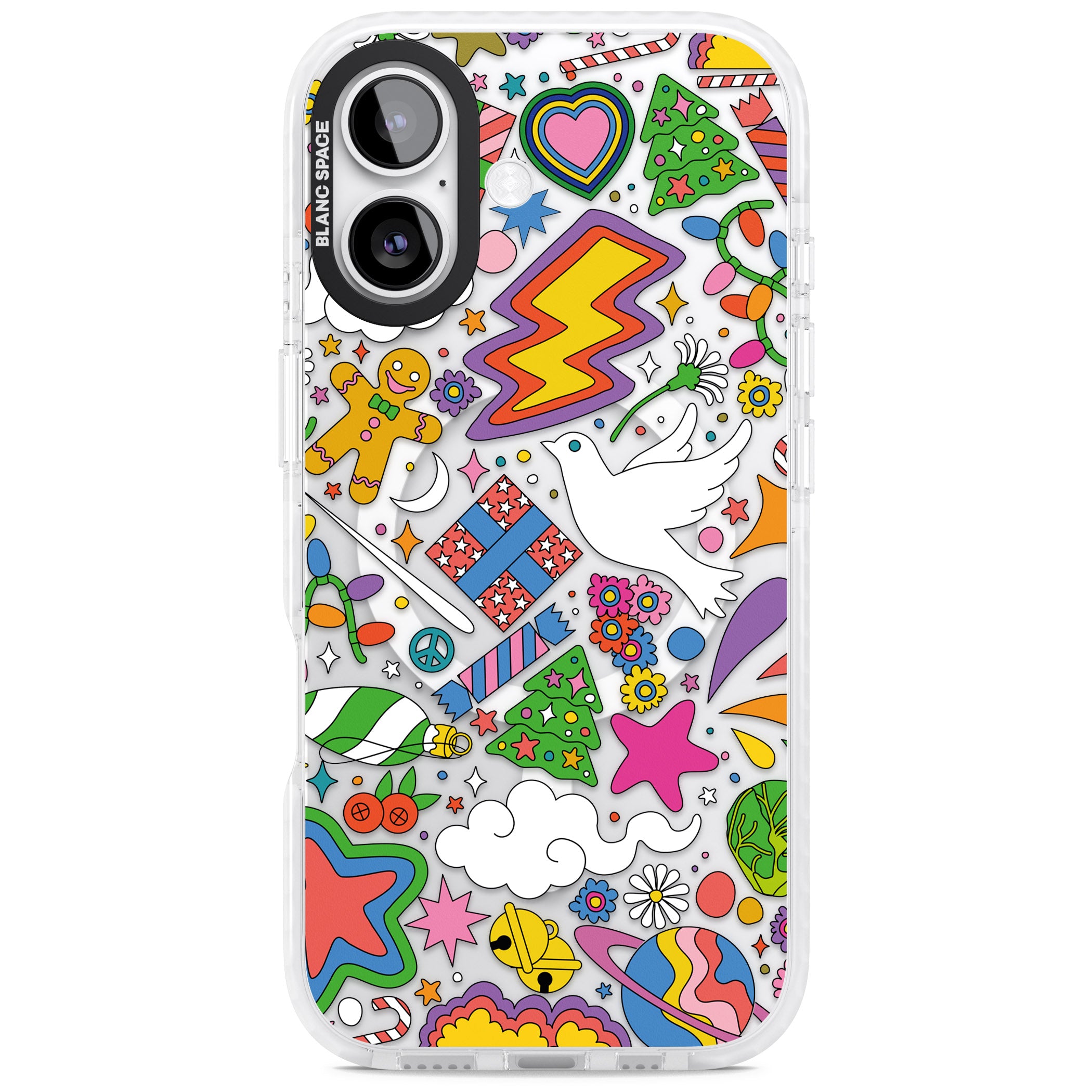 Whimsical Wonderland iPhone 17 Impact Pro Clear Phone Case