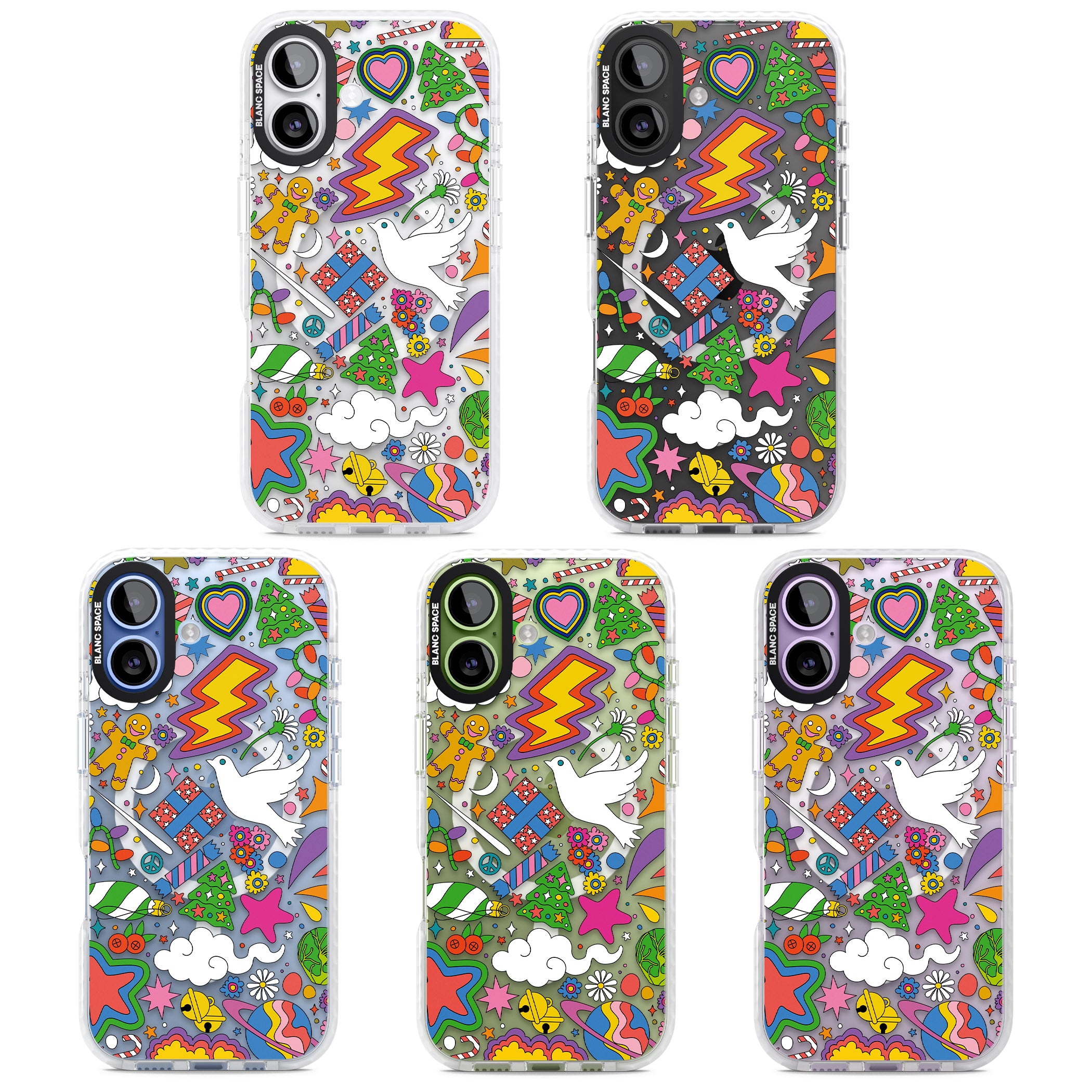 Whimsical Wonderland iPhone 17 Impact Pro Clear Phone Case APT Impact Protection