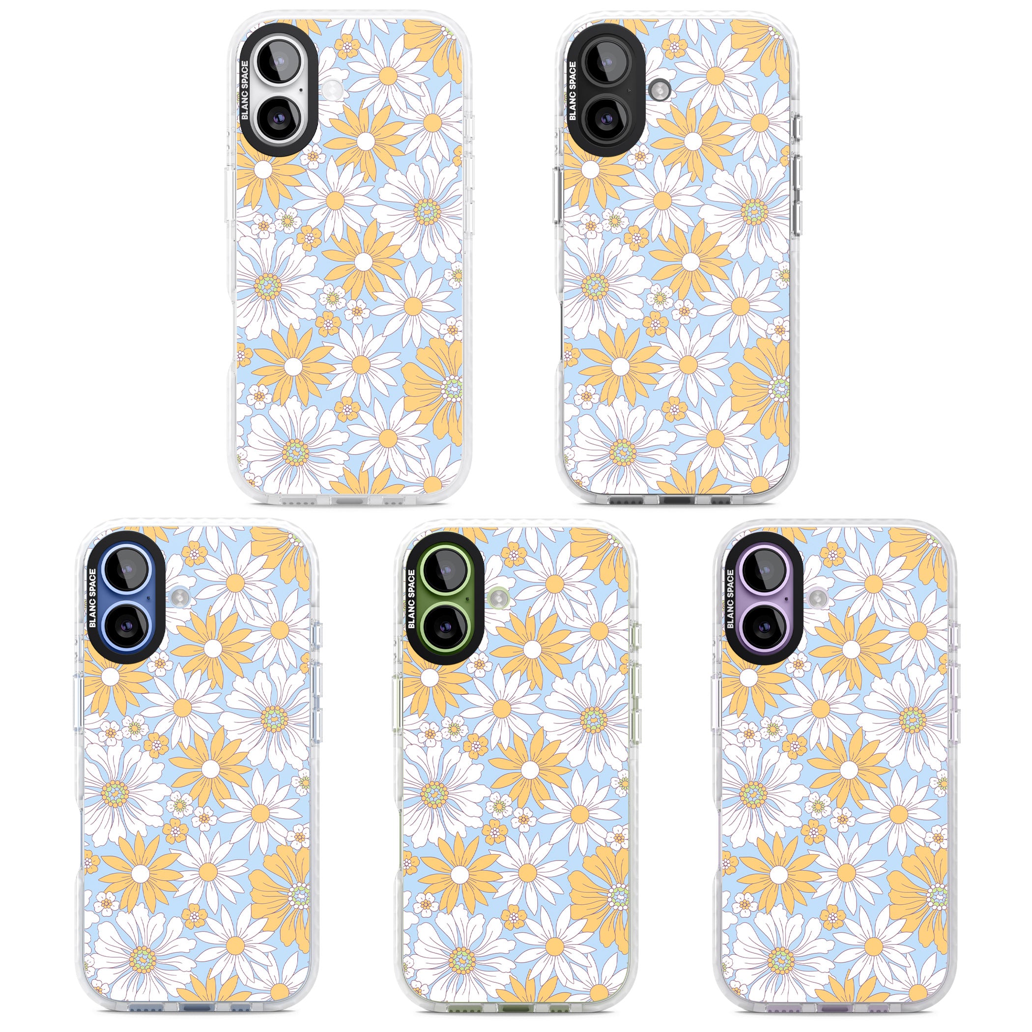 Summers Day Flower Mix iPhone 17 Impact Pro Clear Phone Case APT Impact Protection