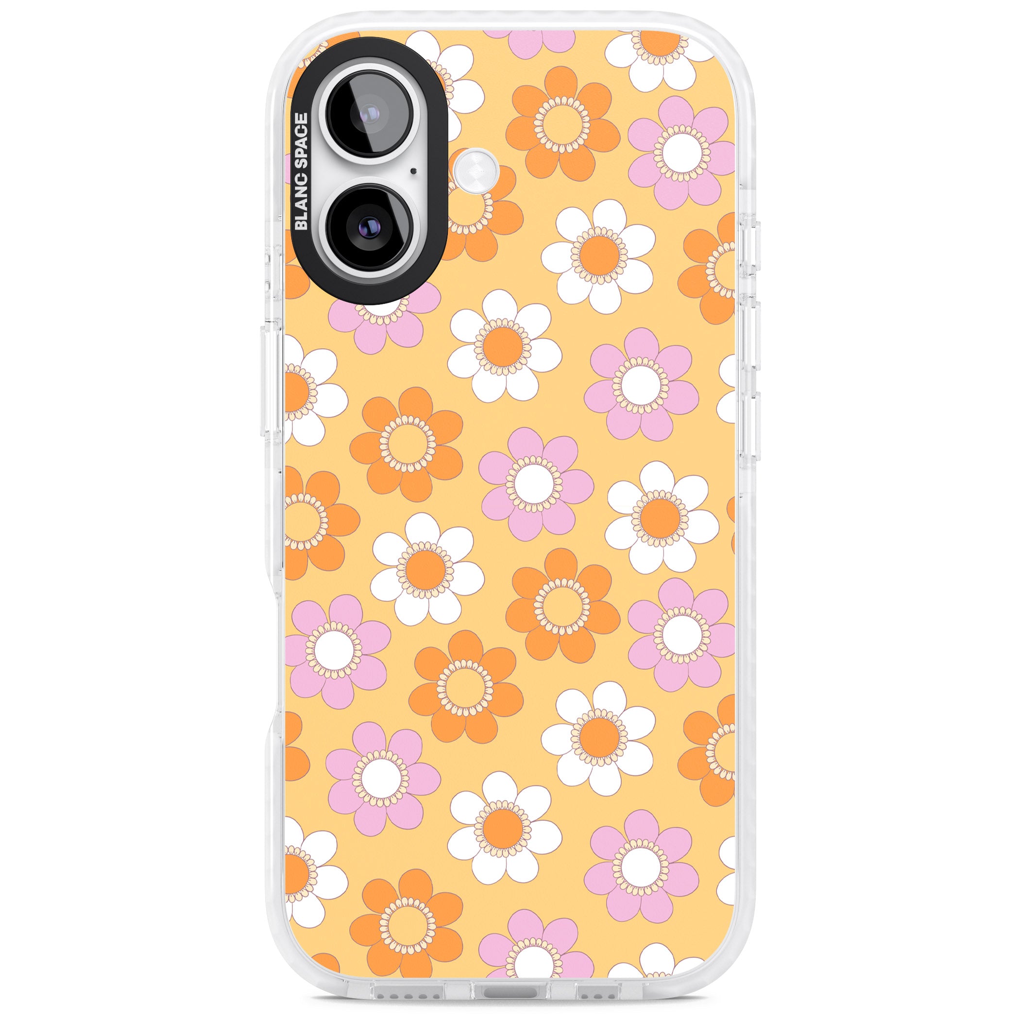 Sunny Flower Mix iPhone 17 Impact Pro Clear Phone Case