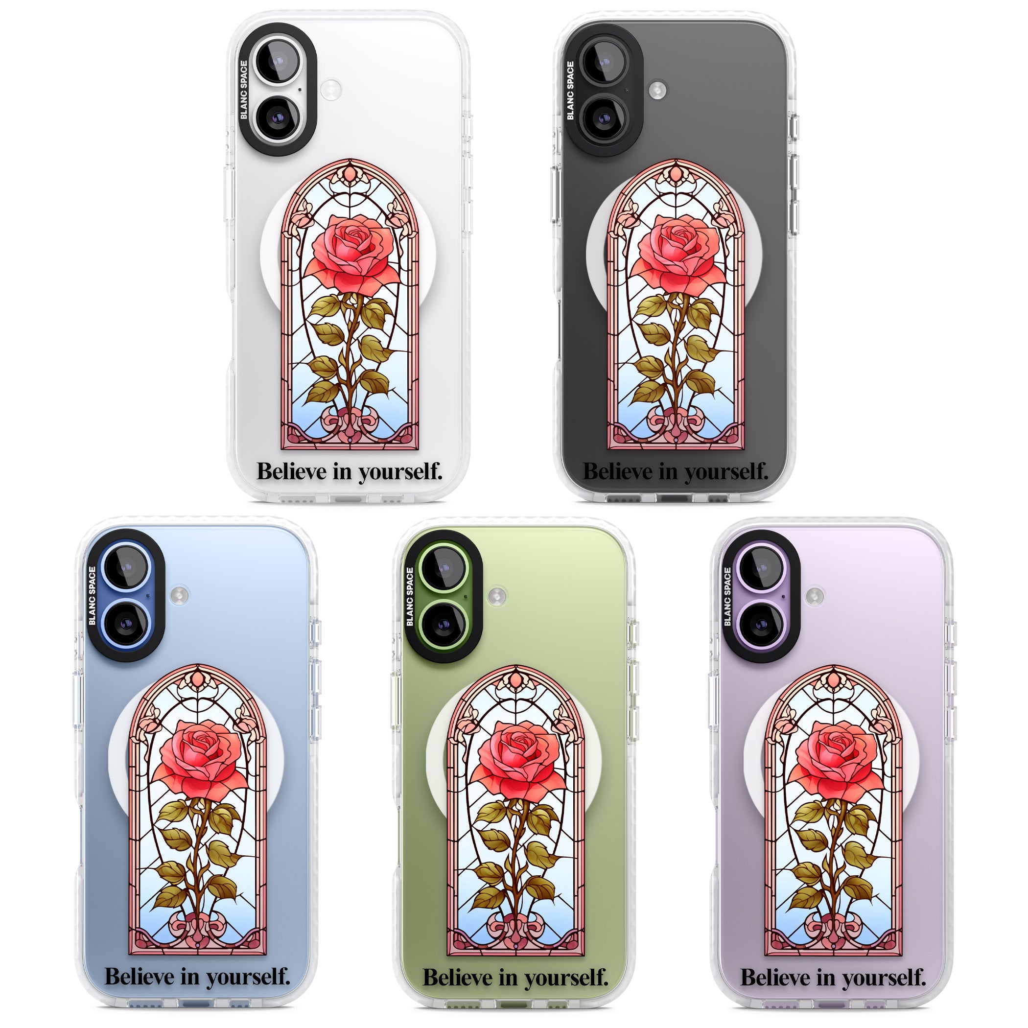 Believe In Yourself iPhone 17 Impact Pro Clear Phone Case APT Impact Protection