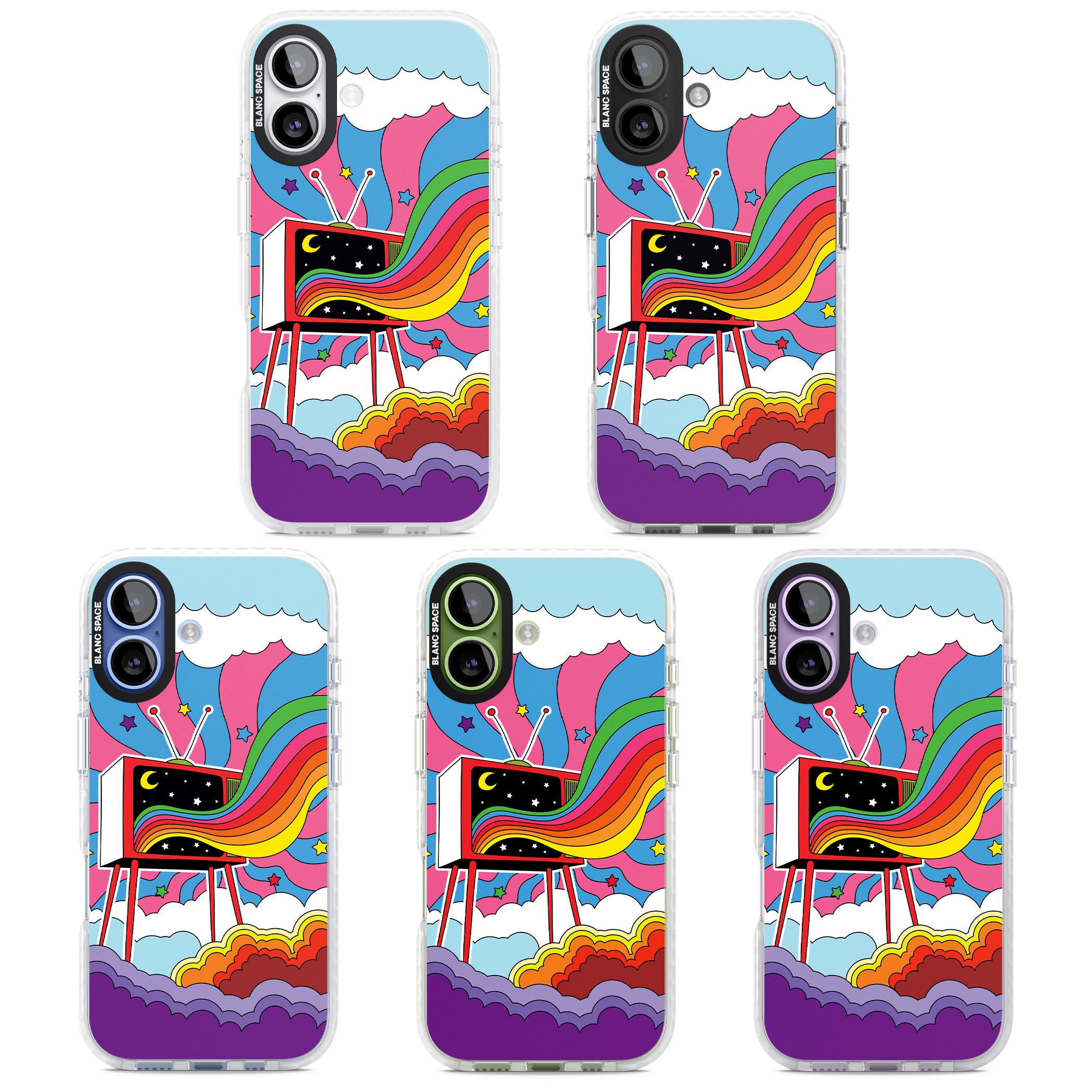 Tv Captivation iPhone 17 Impact Pro Clear Phone Case APT Impact Protection