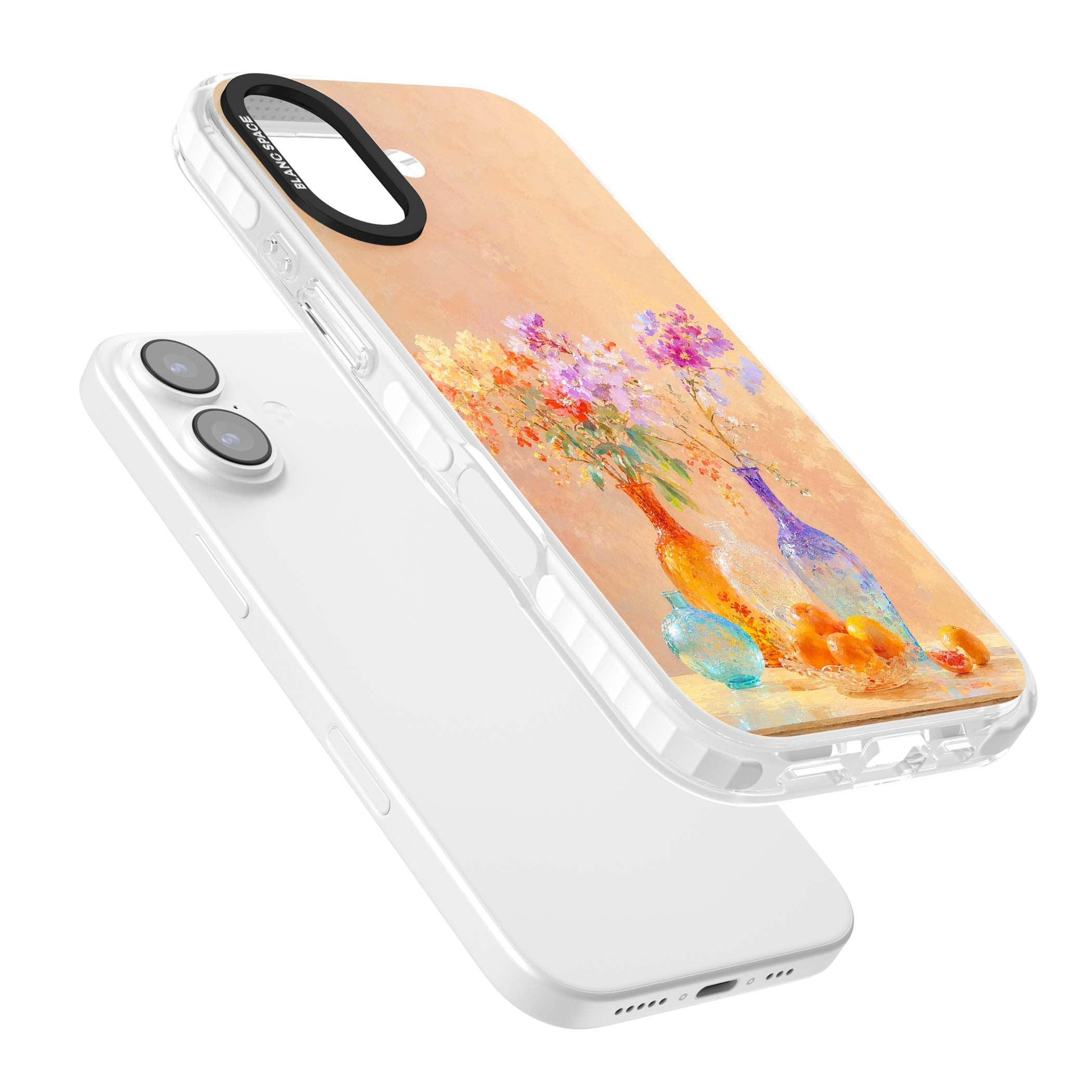 Peach Glass art iPhone case | Impact Magsafe case for iPhone 17
