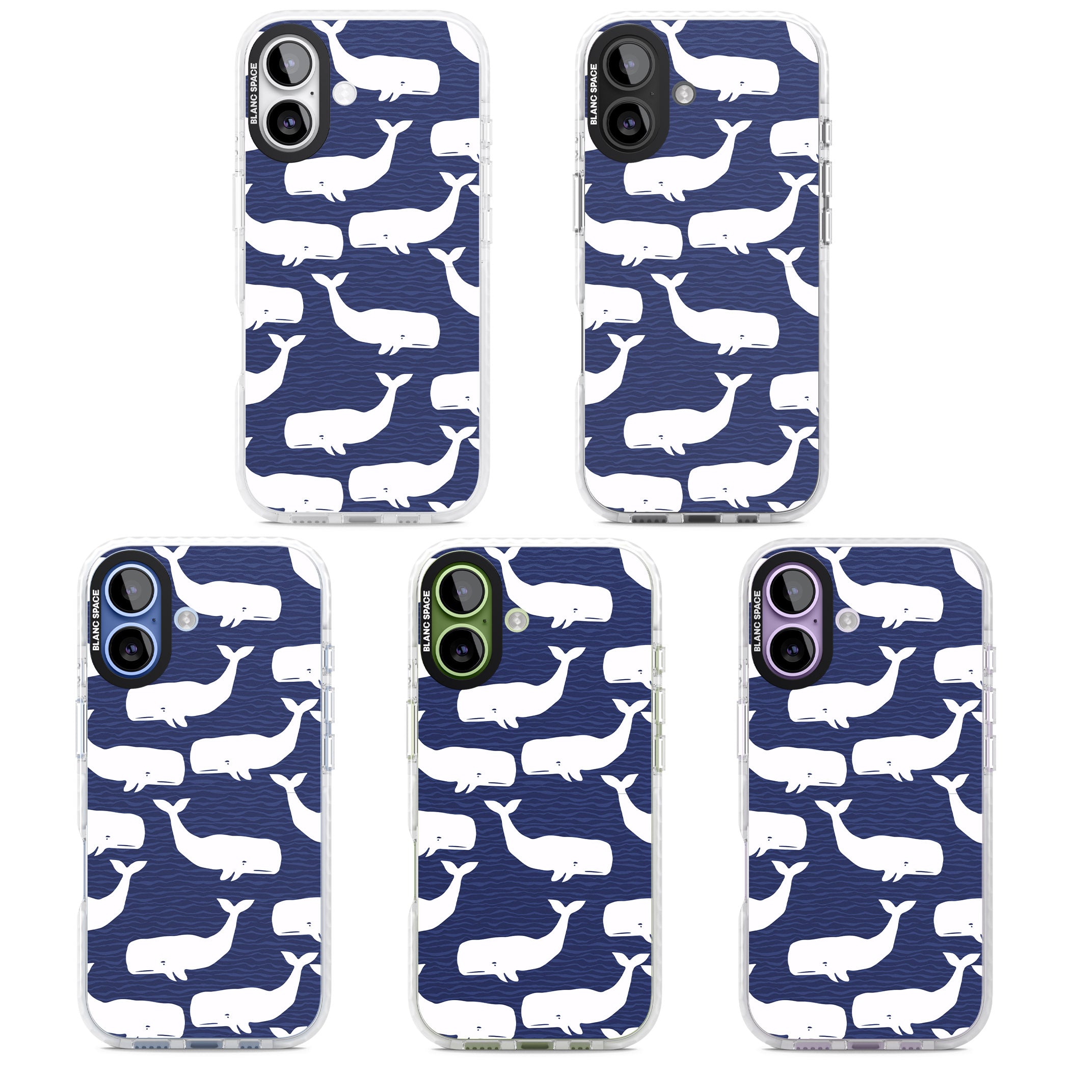 Whale Dreams iPhone 17 Impact Pro Clear Phone Case APT Impact Protection