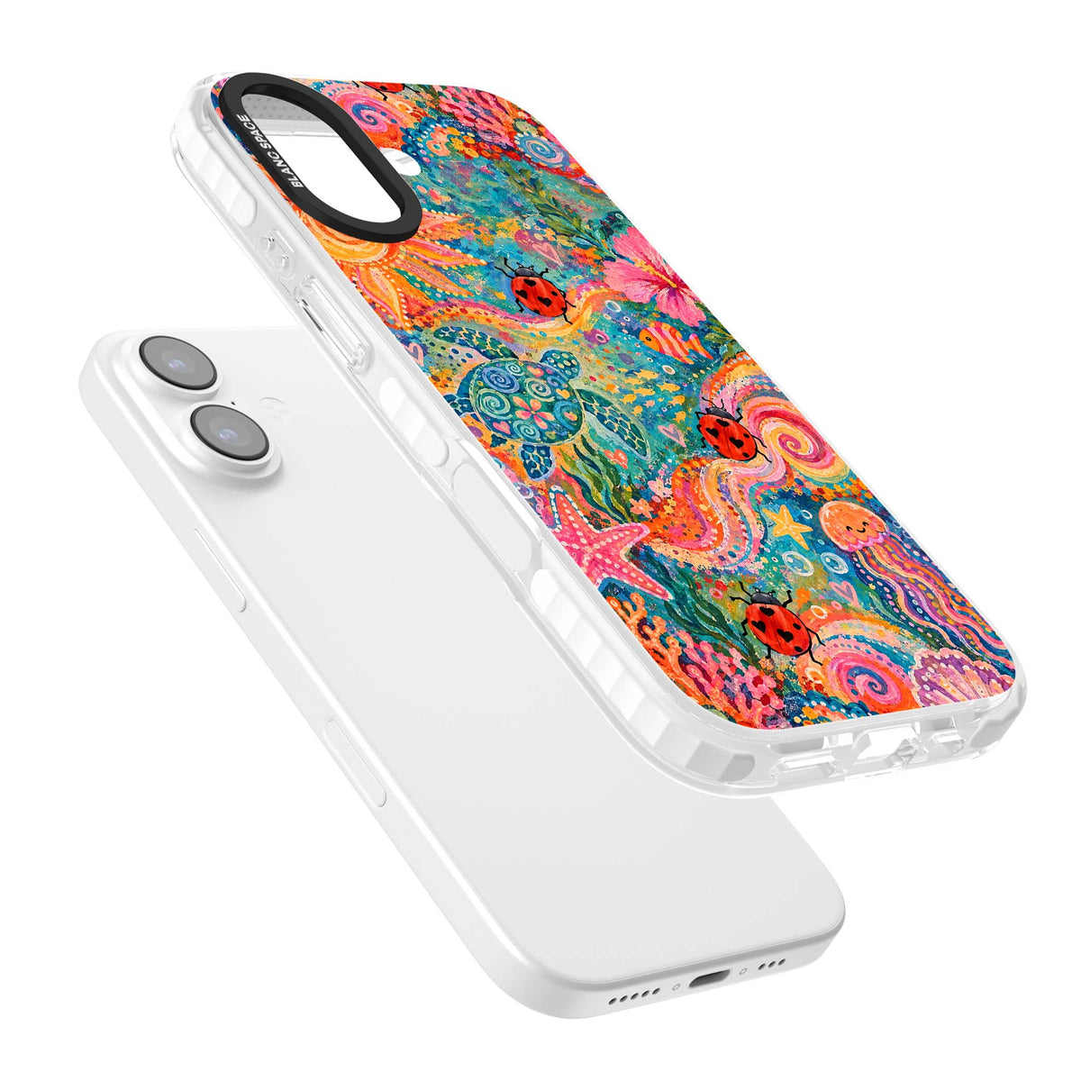Coral Whimsy for her iPhone case | Impact Magsafe case for iPhone 17