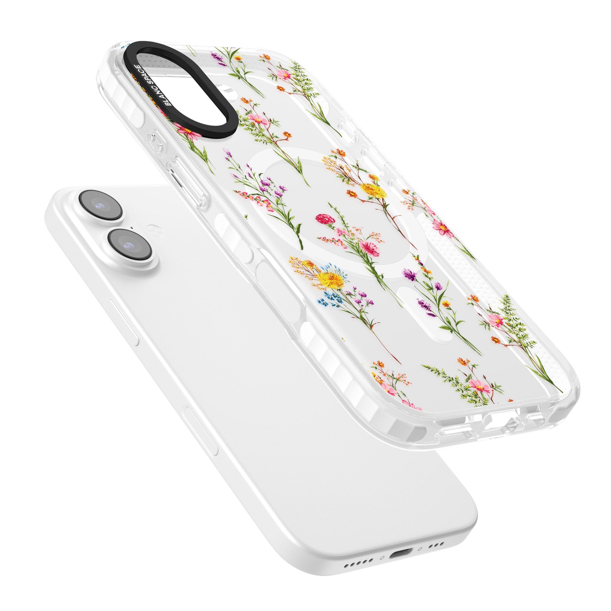 Picked Wildflowers iPhone 17 Impact Pro Clear Phone Case Colours