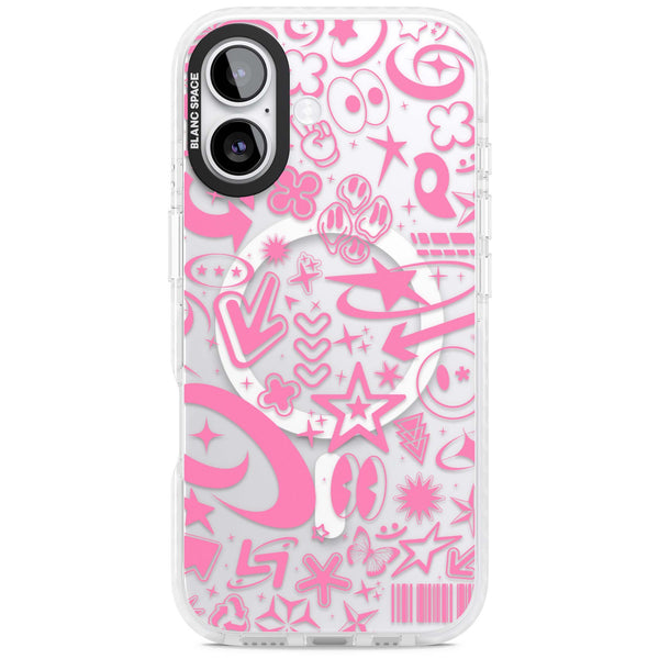 Soft Pink Y2K Pattern