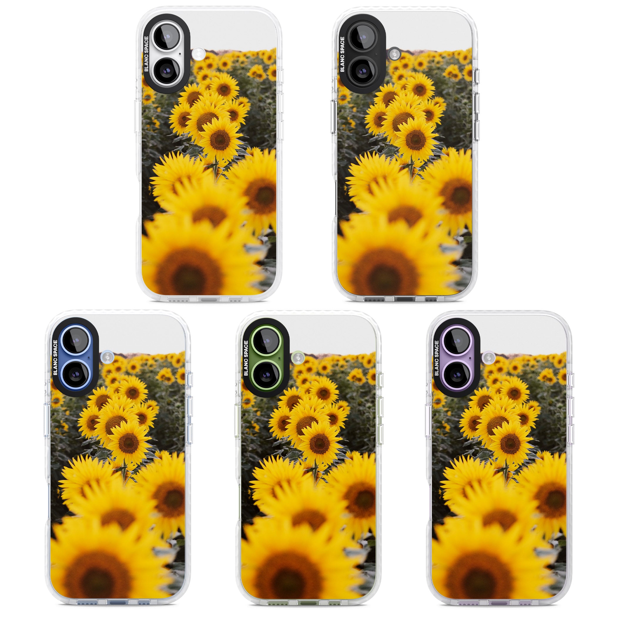 Sunflower Field iPhone 17 Impact Clear Phone Case APT Impact Protection