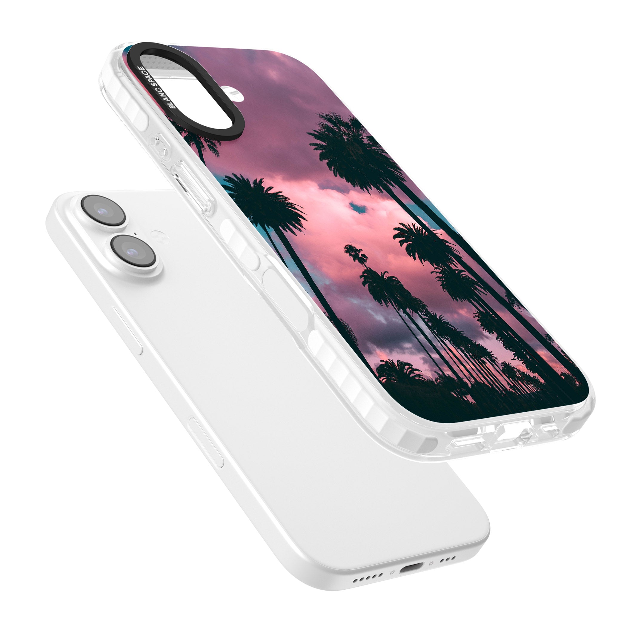 Sunset Palms iPhone 17 Impact Clear Phone Case Colours