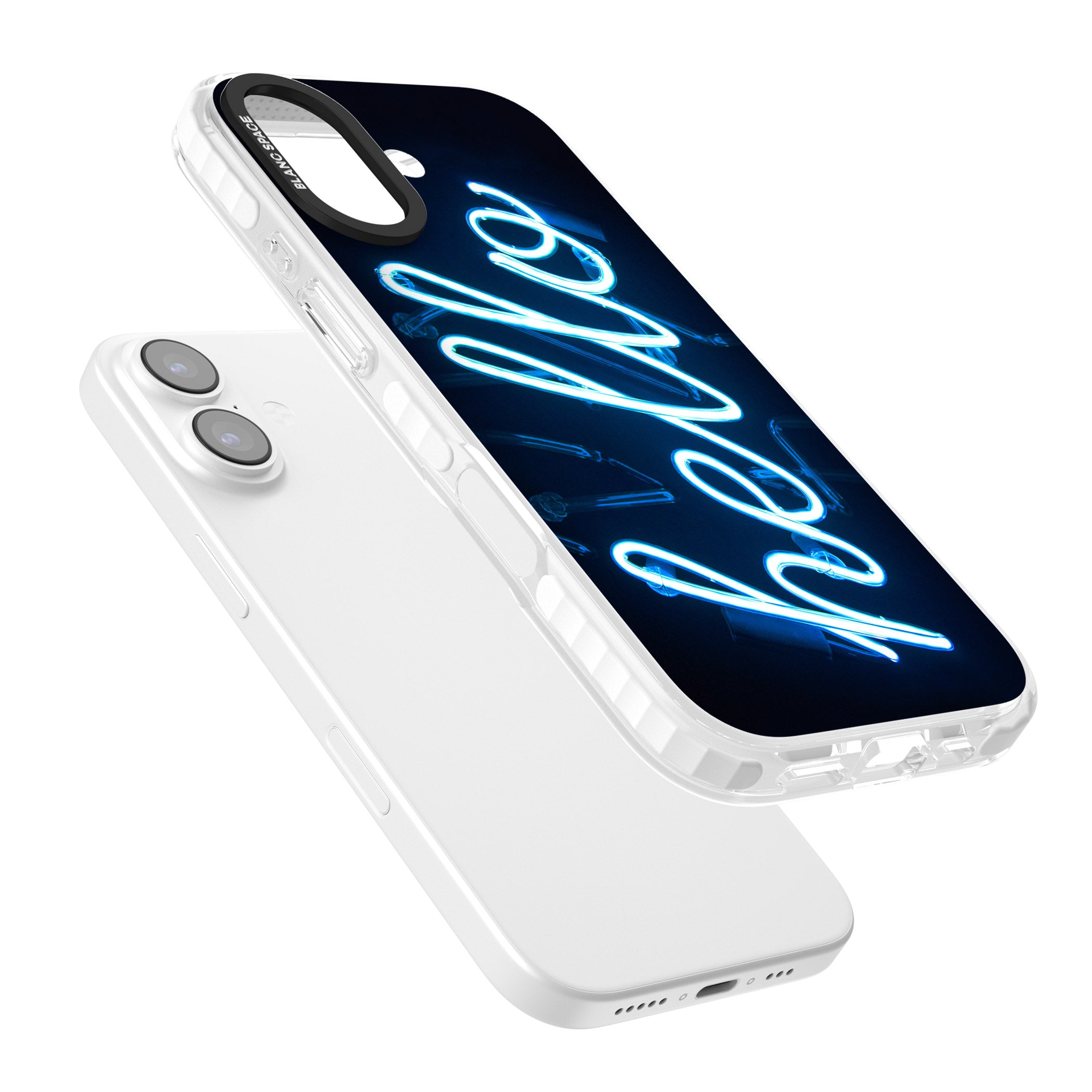 Hello Neon Sign iPhone 17 Impact Clear Phone Case Colours